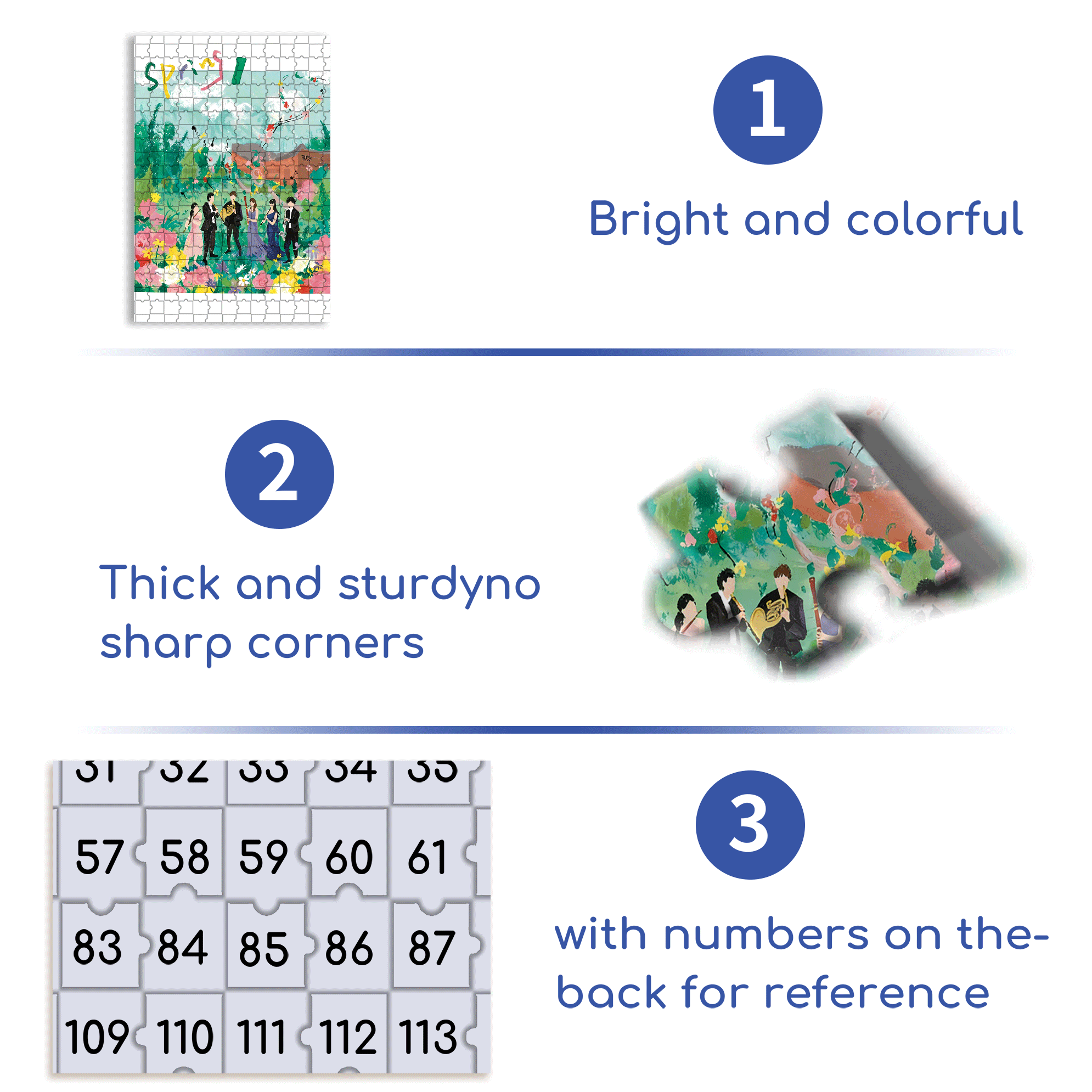 Performance Time 4 500pcs/1000pcs Jigsaw Puzzle, Scratch-Resistant, Interactive Family Game & Brain-Boosting DIY Decor, Perfect for Halloween, Christmas & New Year Gifts, Family Puzzle Game