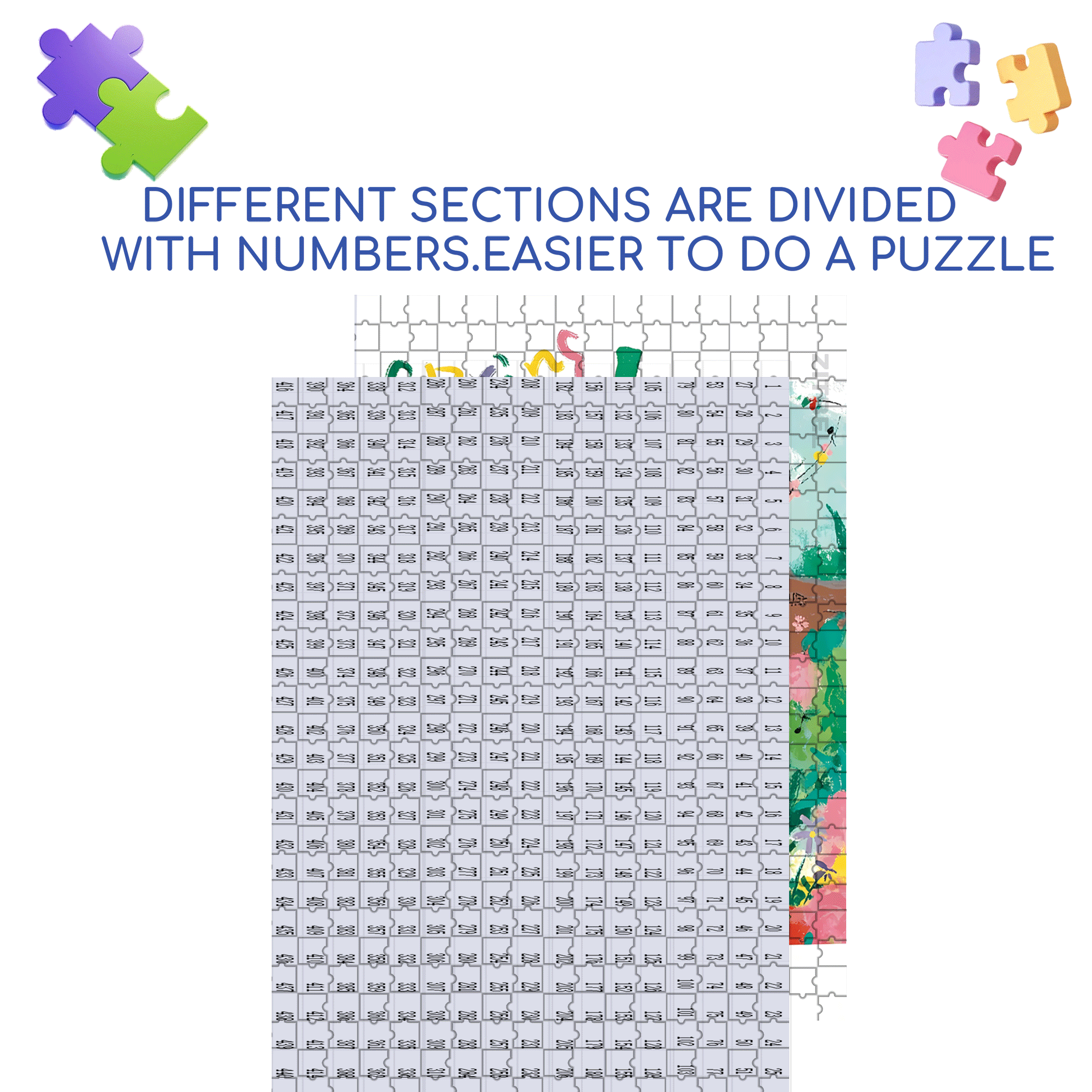Performance Time 4 500pcs/1000pcs Jigsaw Puzzle, Scratch-Resistant, Interactive Family Game & Brain-Boosting DIY Decor, Perfect for Halloween, Christmas & New Year Gifts, Family Puzzle Game