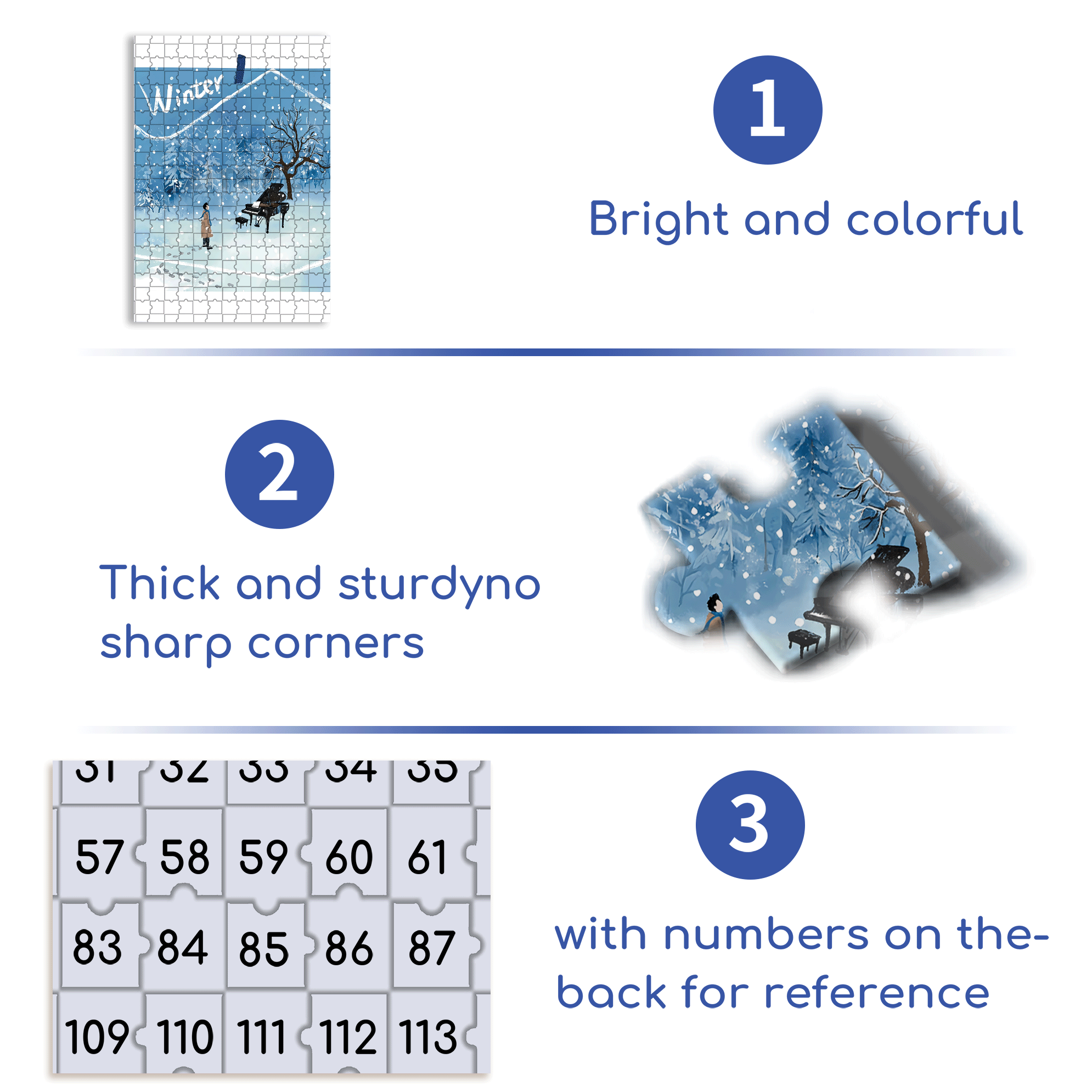 Performance Time 500pcs/1000pcs Jigsaw Puzzle, Scratch-Resistant, Interactive Family Game & Brain-Boosting DIY Decor, Perfect for Halloween, Christmas & New Year Gifts, Family Puzzle Game