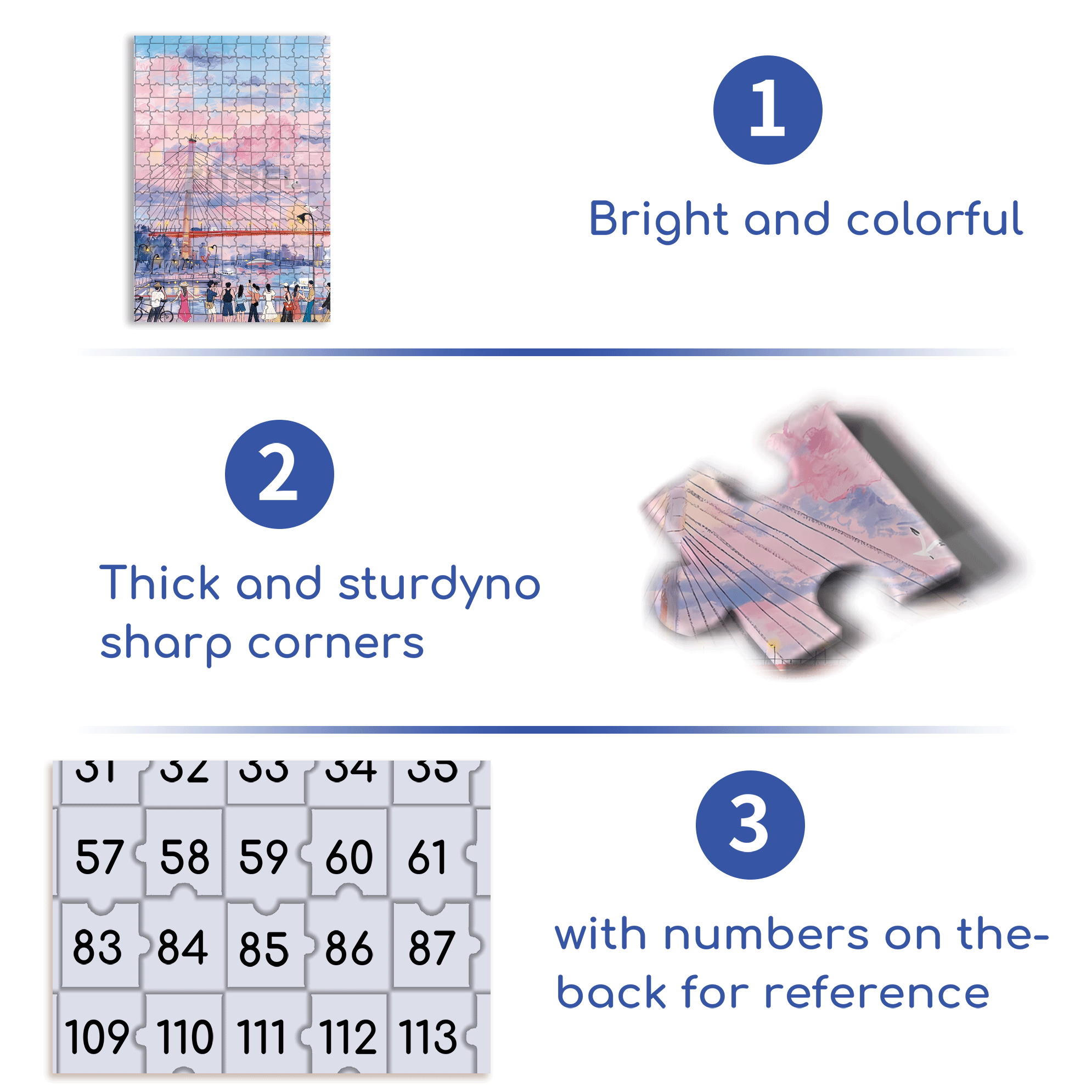 Pink Clouds 500pcs/1000pcs Jigsaw Puzzle, Scratch-Resistant, Interactive Family Game & Brain-Boosting DIY Decor, Perfect for Halloween, Christmas & New Year Gifts, Family Puzzle Game