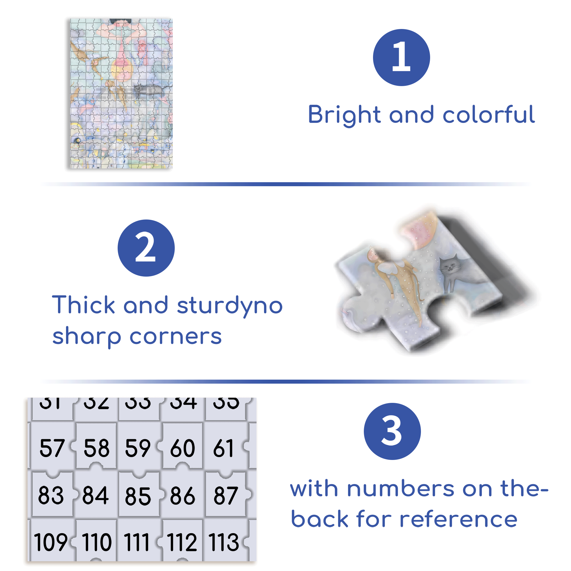 Profound 500pcs/1000pcs Jigsaw Puzzle, Scratch-Resistant, Interactive Family Game & Brain-Boosting DIY Decor, Perfect for Halloween, Christmas & New Year Gifts, Family Puzzle Game