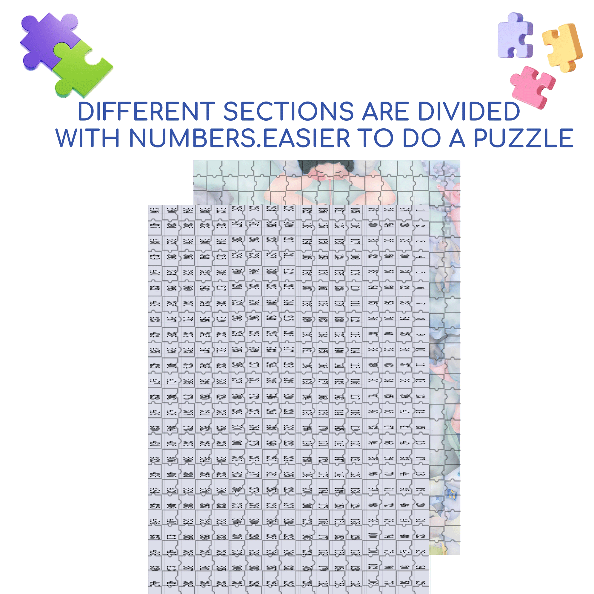 Profound 500pcs/1000pcs Jigsaw Puzzle, Scratch-Resistant, Interactive Family Game & Brain-Boosting DIY Decor, Perfect for Halloween, Christmas & New Year Gifts, Family Puzzle Game