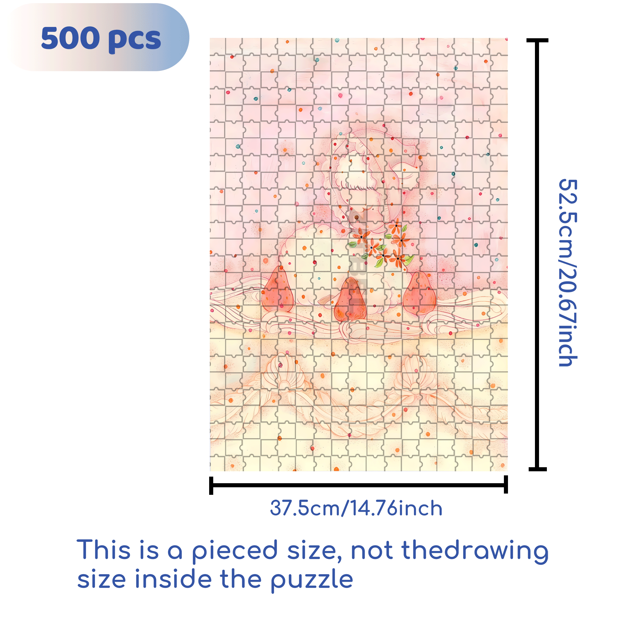 Retro Lamb 3 500pcs/1000pcs Jigsaw Puzzle, Scratch-Resistant, Interactive Family Game & Brain-Boosting DIY Decor, Perfect for Halloween, Christmas & New Year Gifts, Family Puzzle Game
