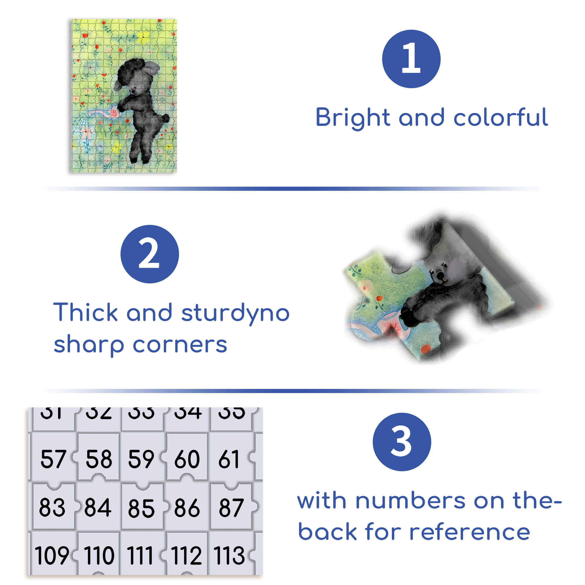 Retro Lamb 500pcs/1000pcs Jigsaw Puzzle, Scratch-Resistant, Interactive Family Game & Brain-Boosting DIY Decor, Perfect for Halloween, Christmas & New Year Gifts, Family Puzzle Game