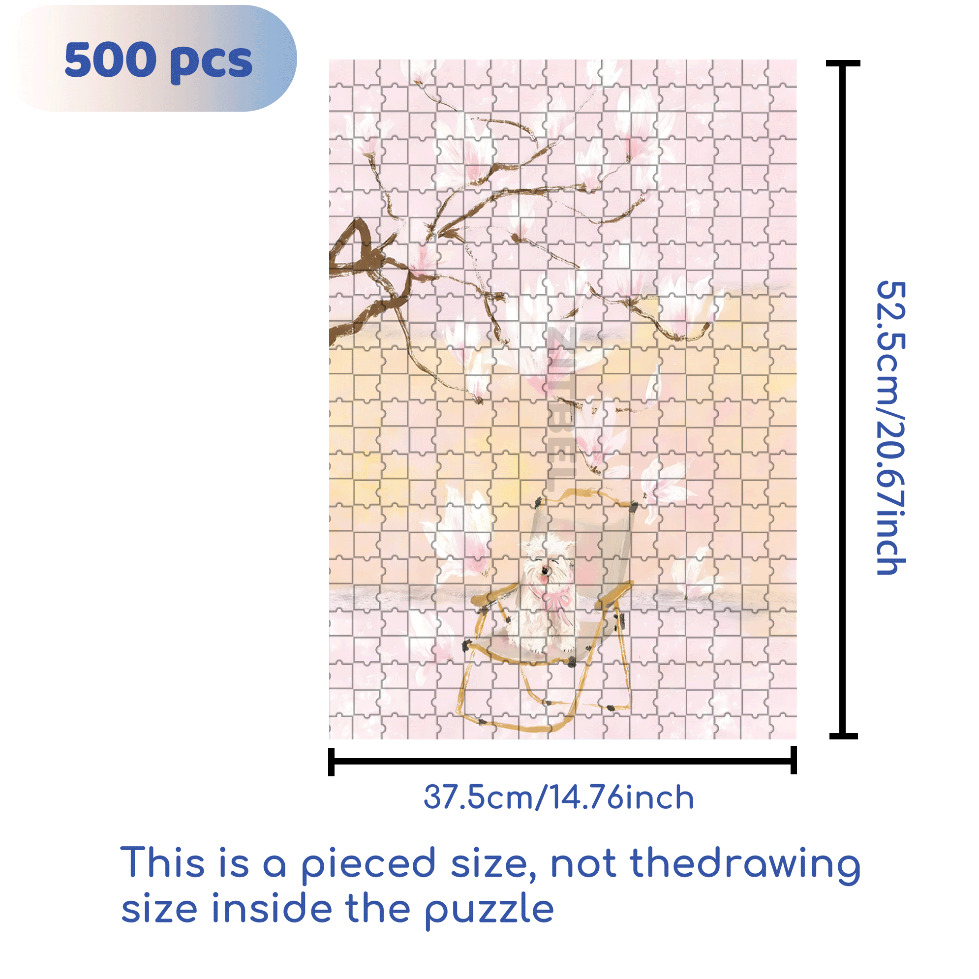 Smile, Please 500pcs/1000pcs Jigsaw Puzzle, Scratch-Resistant, Interactive Family Game & Brain-Boosting DIY Decor, Perfect for Halloween, Christmas & New Year Gifts, Family Puzzle Game