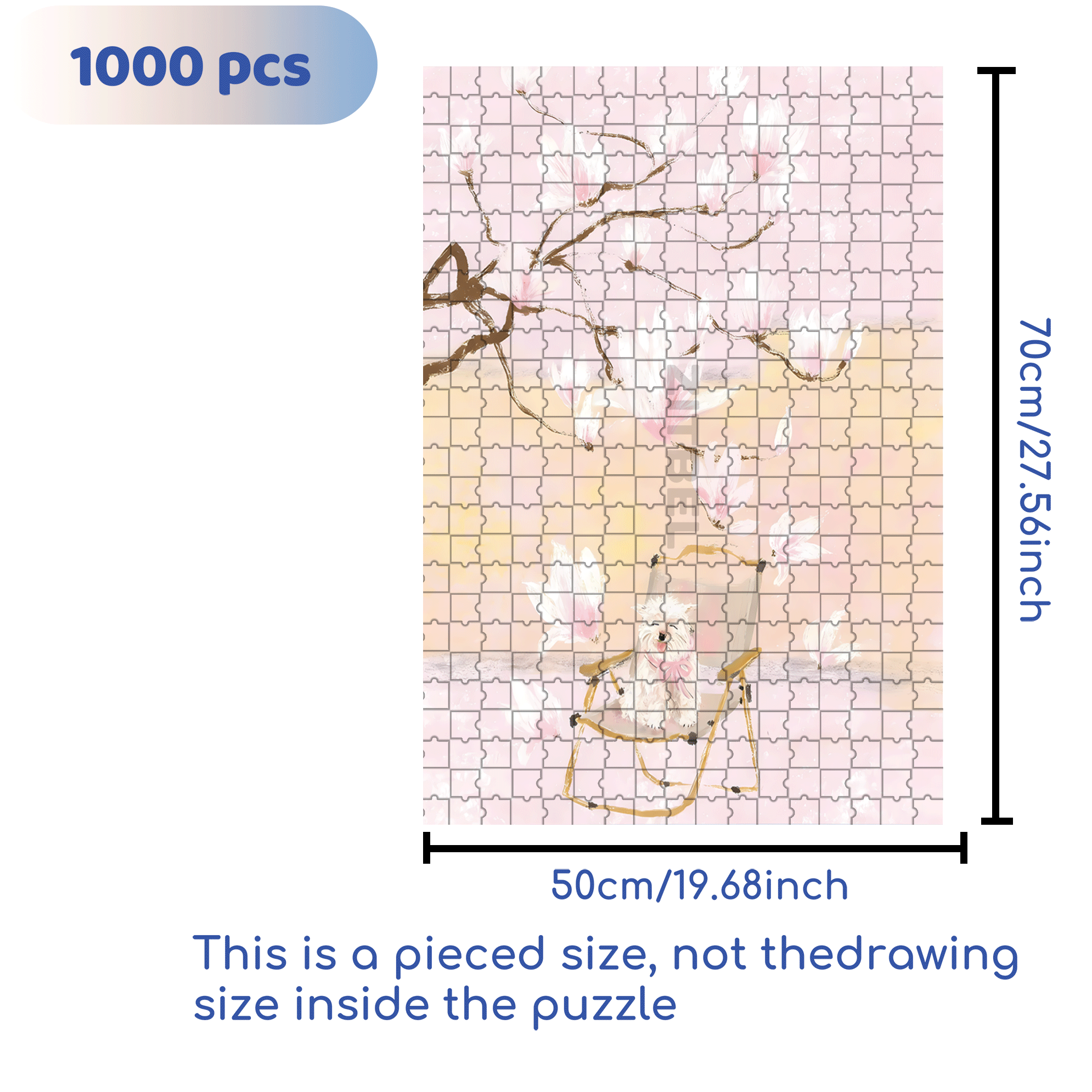 Smile, Please 500pcs/1000pcs Jigsaw Puzzle, Scratch-Resistant, Interactive Family Game & Brain-Boosting DIY Decor, Perfect for Halloween, Christmas & New Year Gifts, Family Puzzle Game