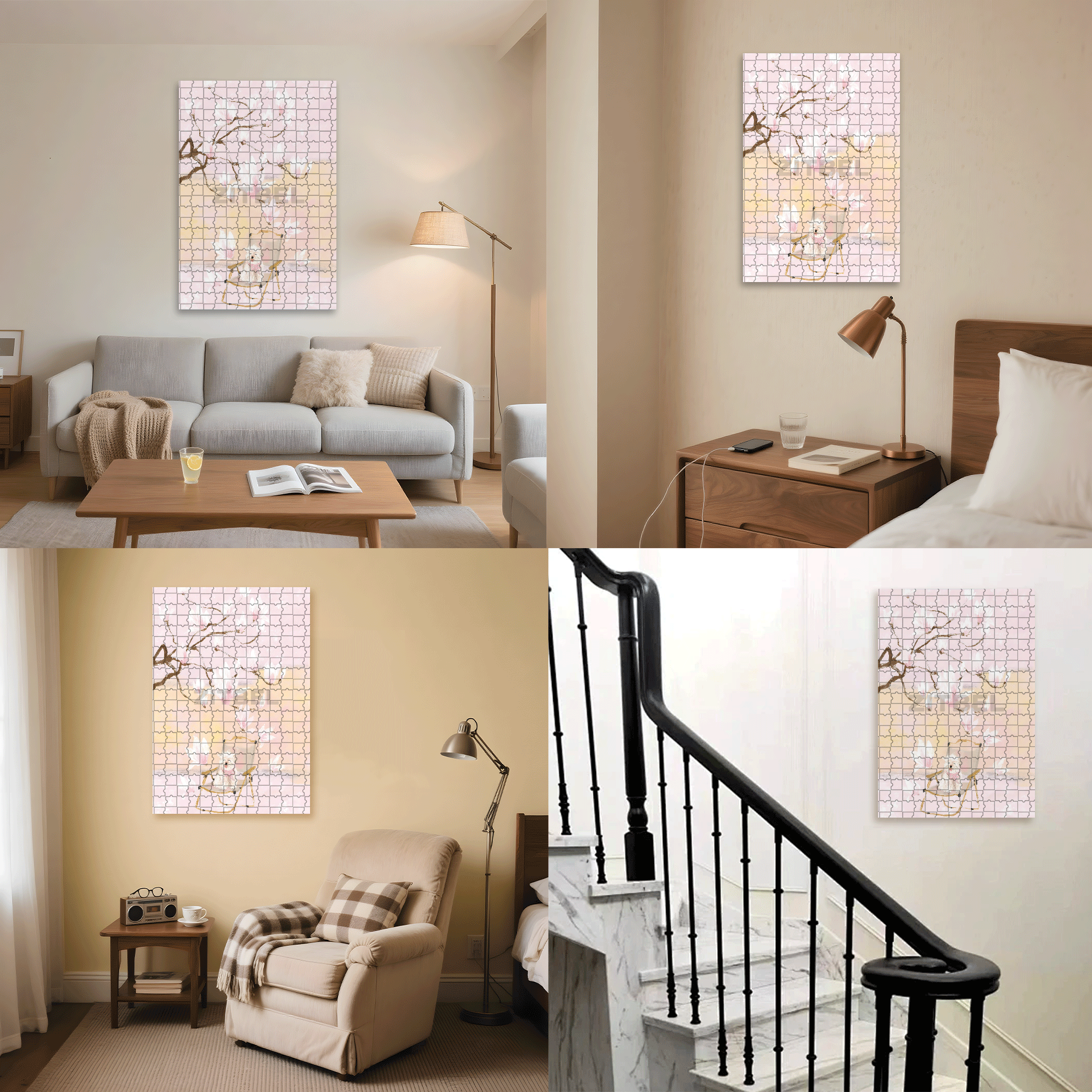Smile, Please 500pcs/1000pcs Jigsaw Puzzle, Scratch-Resistant, Interactive Family Game & Brain-Boosting DIY Decor, Perfect for Halloween, Christmas & New Year Gifts, Family Puzzle Game