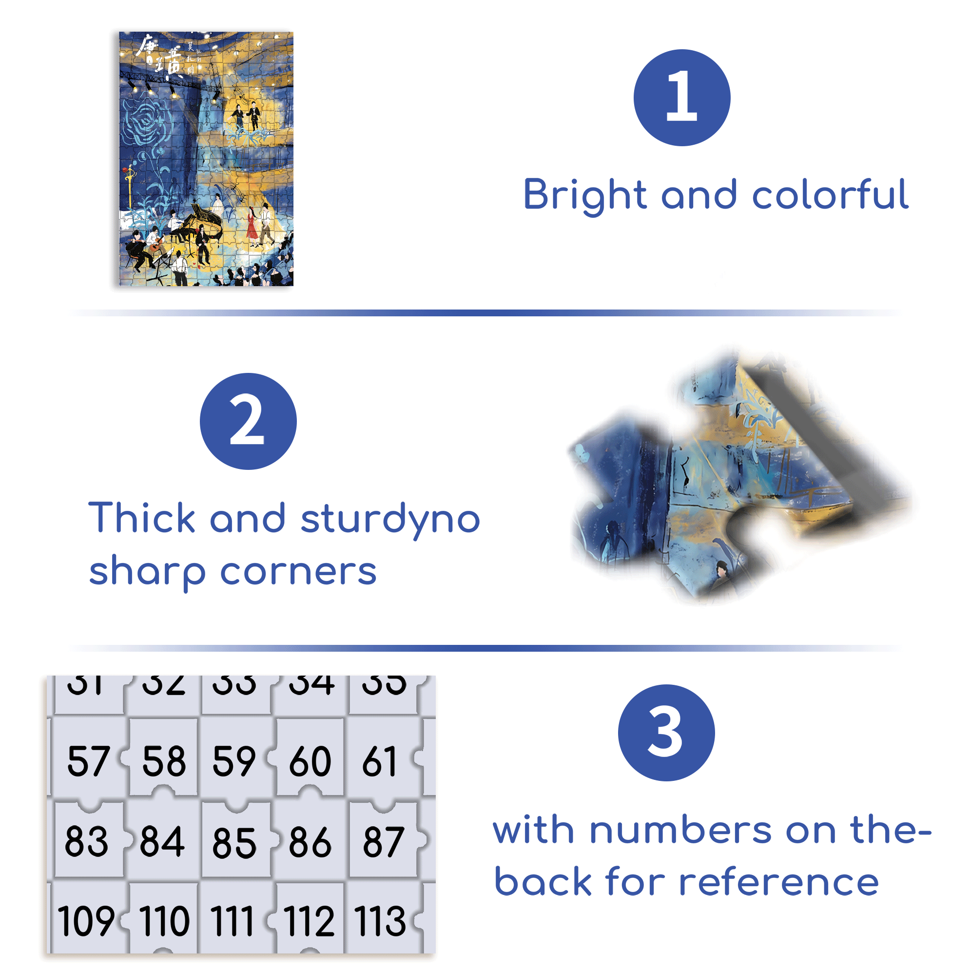 Tang Huang 500pcs/1000pcs Jigsaw Puzzle, Scratch-Resistant, Interactive Family Game & Brain-Boosting DIY Decor, Perfect for Halloween, Christmas & New Year Gifts, Family Puzzle Game