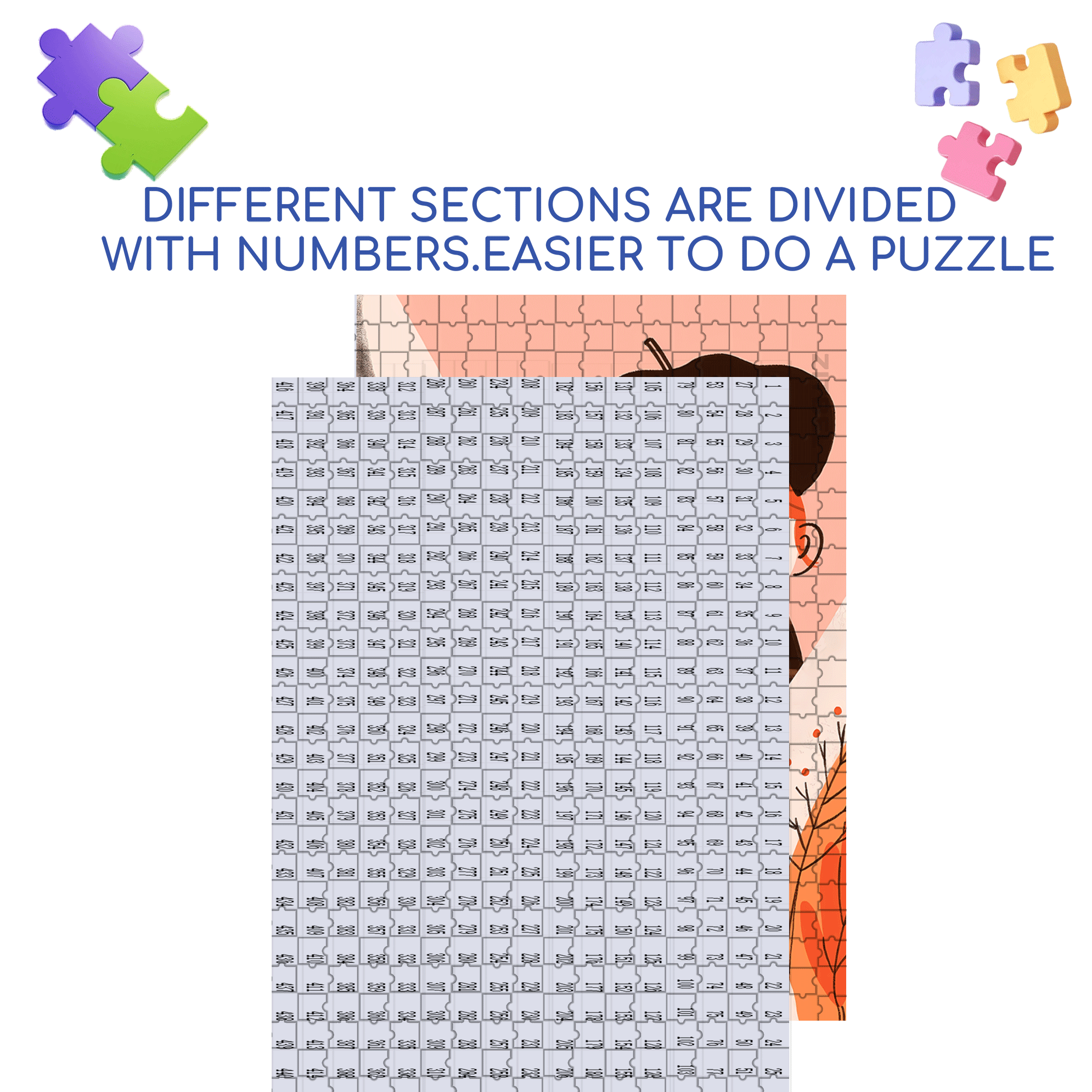 Ants Climbing A Tree 500pcs/1000pcs Jigsaw Puzzle, Scratch-Resistant, Interactive Family Game & Brain-Boosting DIY Decor, Perfect for Halloween, Christmas & New Year Gifts, Family Puzzle Game