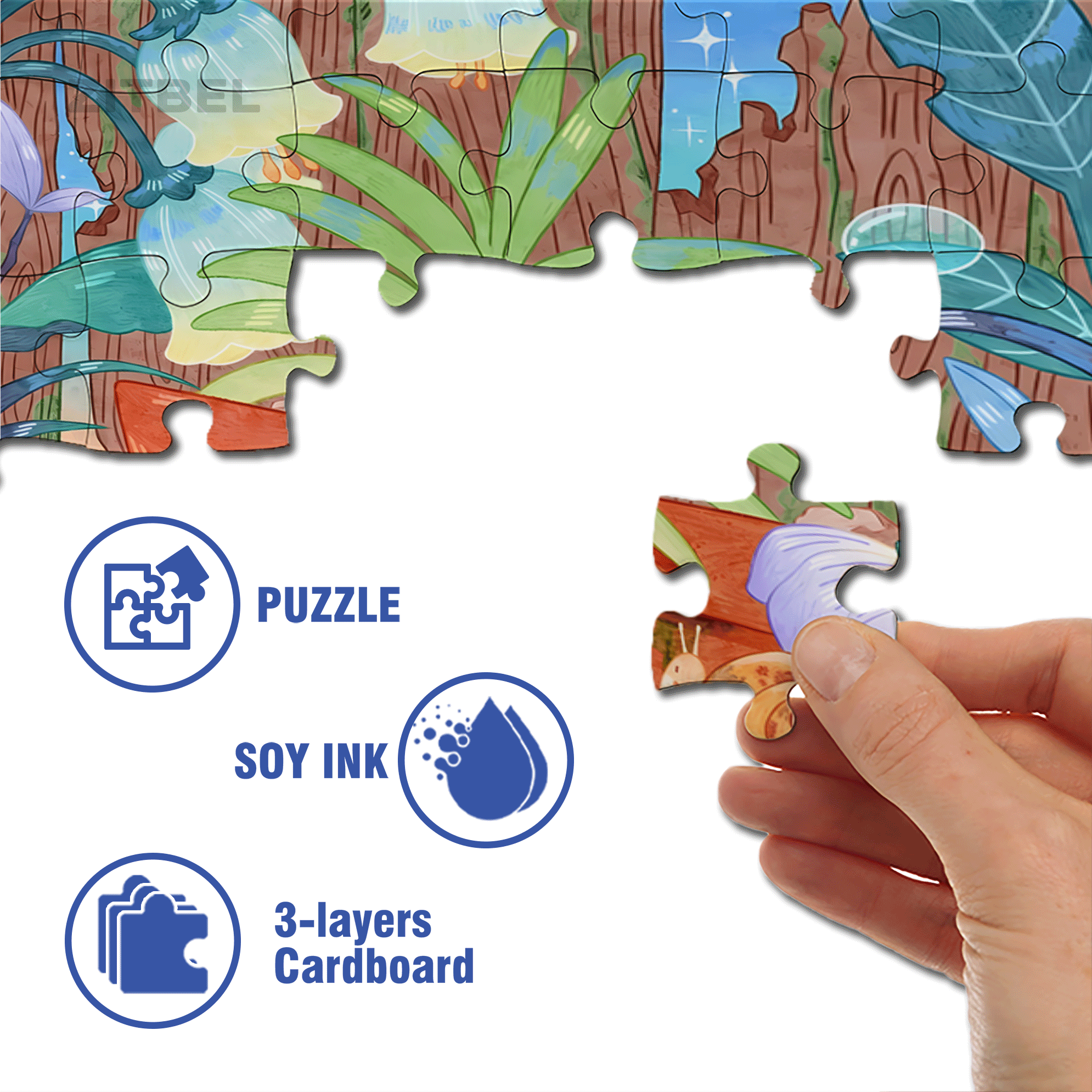 Borrowing A Sunny Day 500pcs/1000pcs Jigsaw Puzzle, Scratch-Resistant, Interactive Family Game & Brain-Boosting DIY Decor, Perfect for Halloween, Christmas & New Year Gifts, Family Puzzle Game