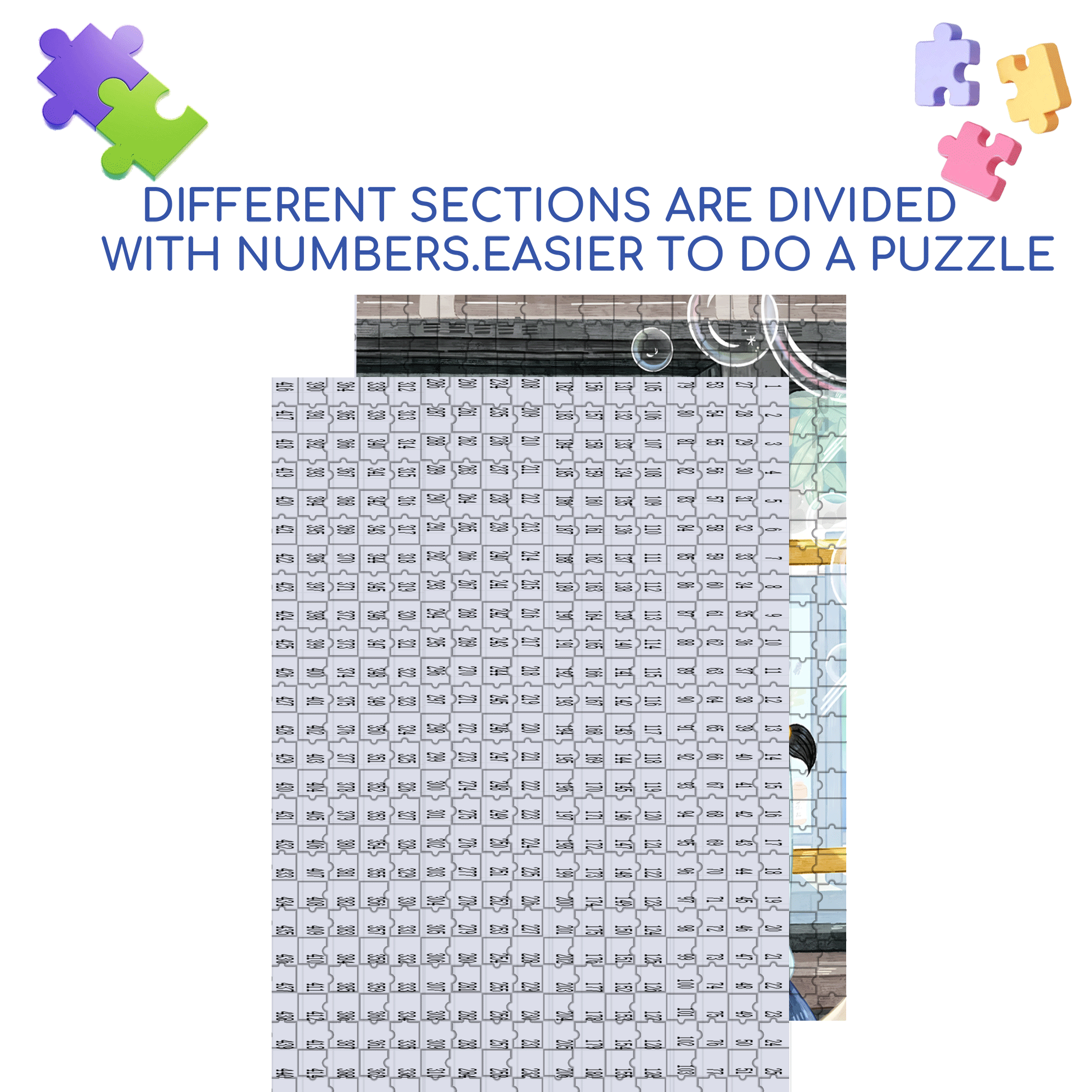 Endless Summer 500pcs/1000pcs Jigsaw Puzzle, Scratch-Resistant, Interactive Family Game & Brain-Boosting DIY Decor, Perfect for Halloween, Christmas & New Year Gifts, Family Puzzle Game