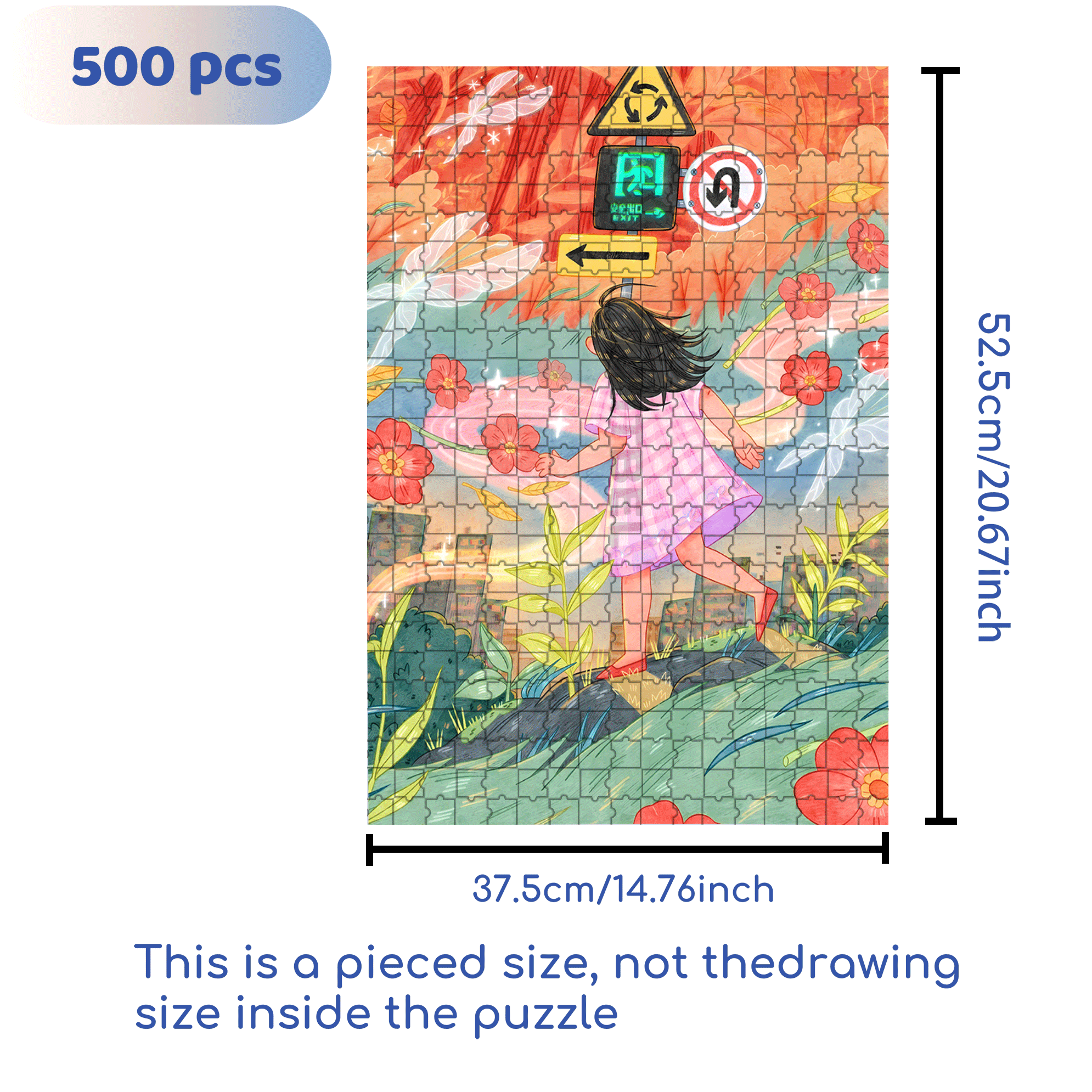 Exit 500pcs/1000pcs Jigsaw Puzzle, Scratch-Resistant, Interactive Family Game & Brain-Boosting DIY Decor, Perfect for Halloween, Christmas & New Year Gifts, Family Puzzle Game