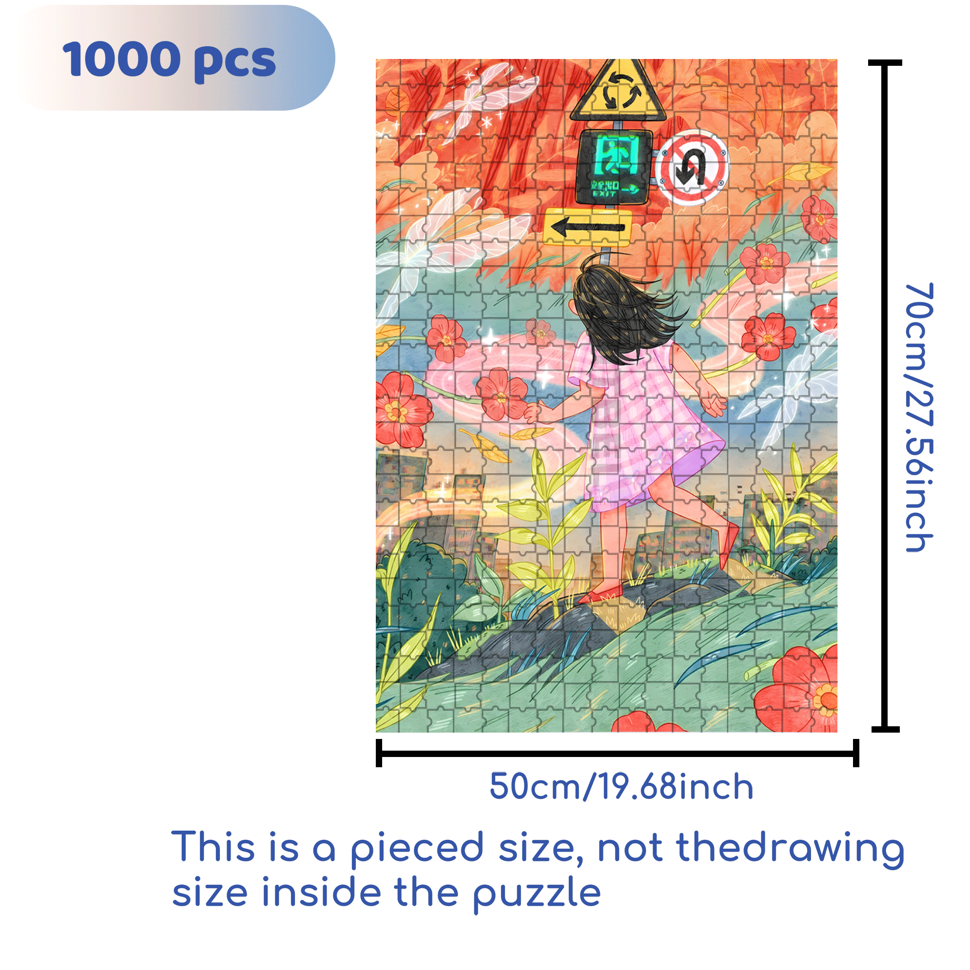 Exit 500pcs/1000pcs Jigsaw Puzzle, Scratch-Resistant, Interactive Family Game & Brain-Boosting DIY Decor, Perfect for Halloween, Christmas & New Year Gifts, Family Puzzle Game