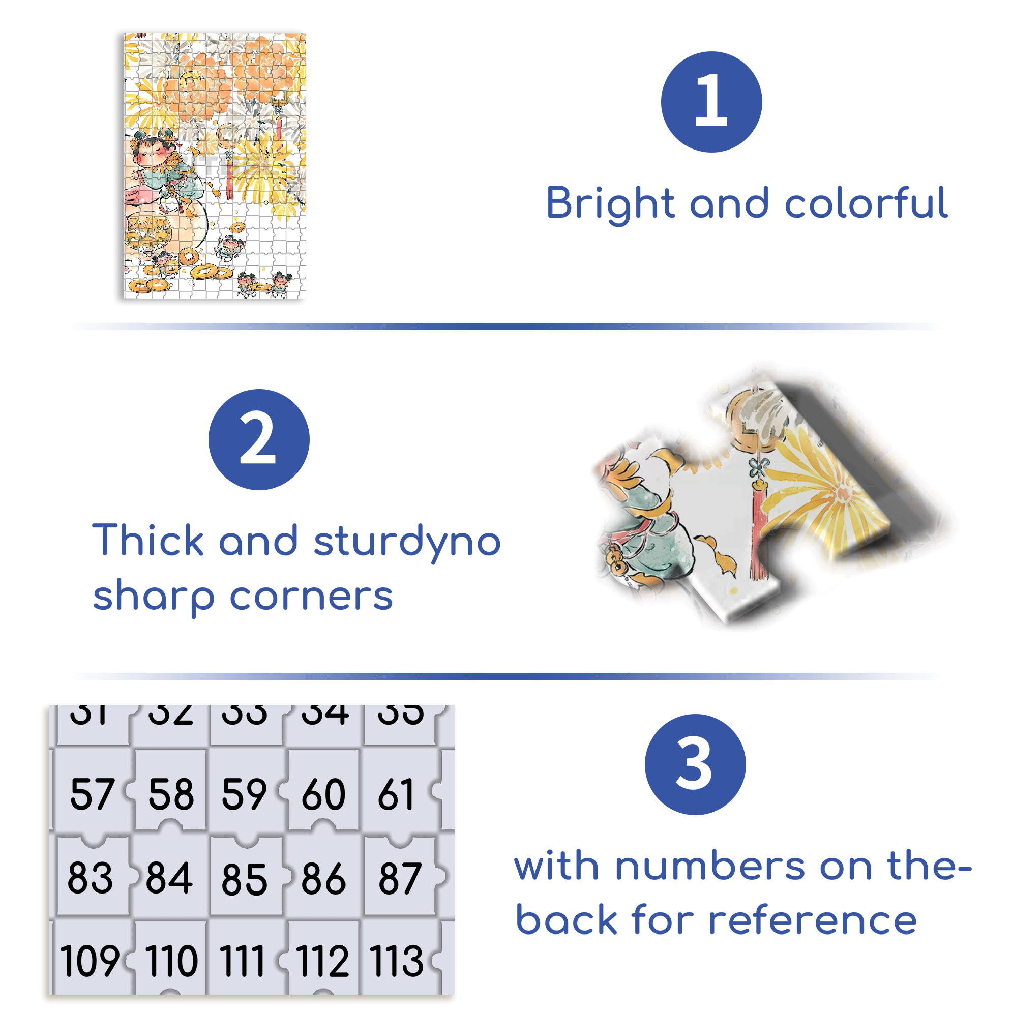Luck In Making Money 500pcs/1000pcs Jigsaw Puzzle, Scratch-Resistant, Interactive Family Game & Brain-Boosting DIY Decor, Perfect for Halloween, Christmas & New Year Gifts, Family Puzzle Game