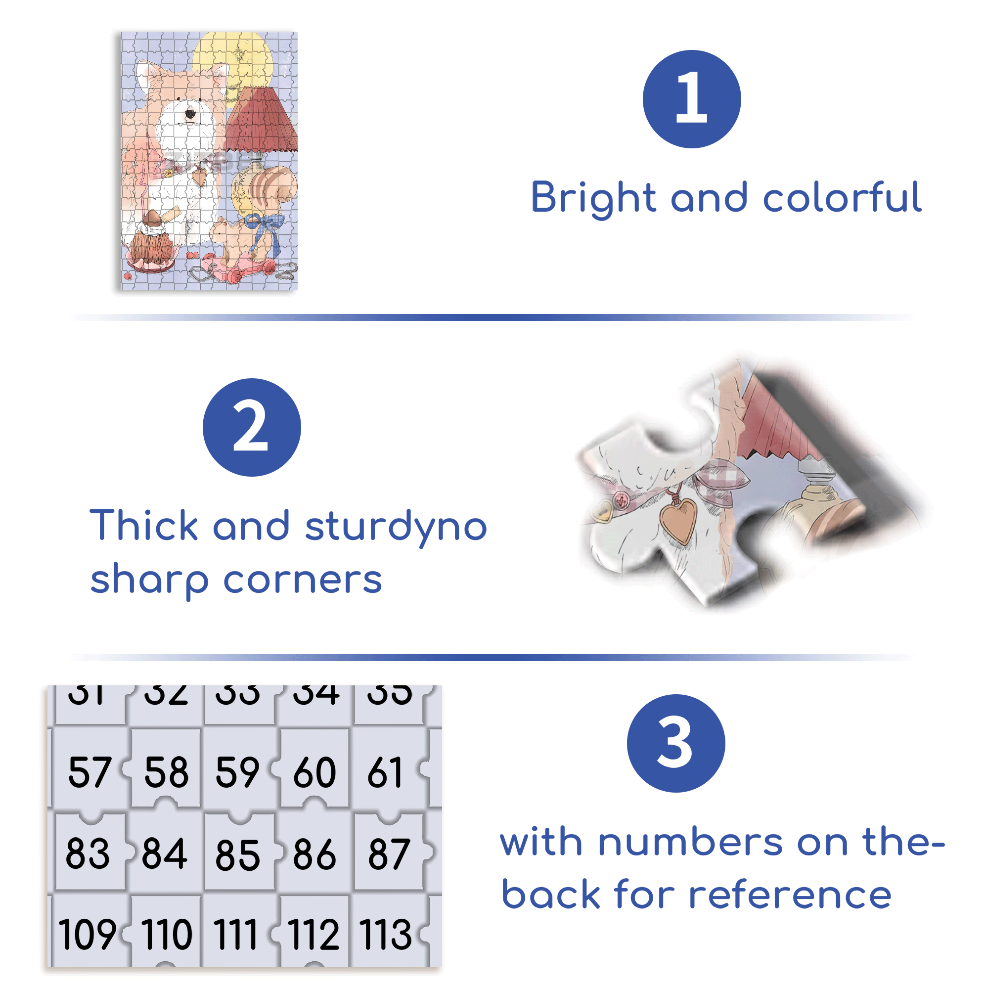Lucky 500pcs/1000pcs Jigsaw Puzzle, Scratch-Resistant, Interactive Family Game & Brain-Boosting DIY Decor, Perfect for Halloween, Christmas & New Year Gifts, Family Puzzle Game