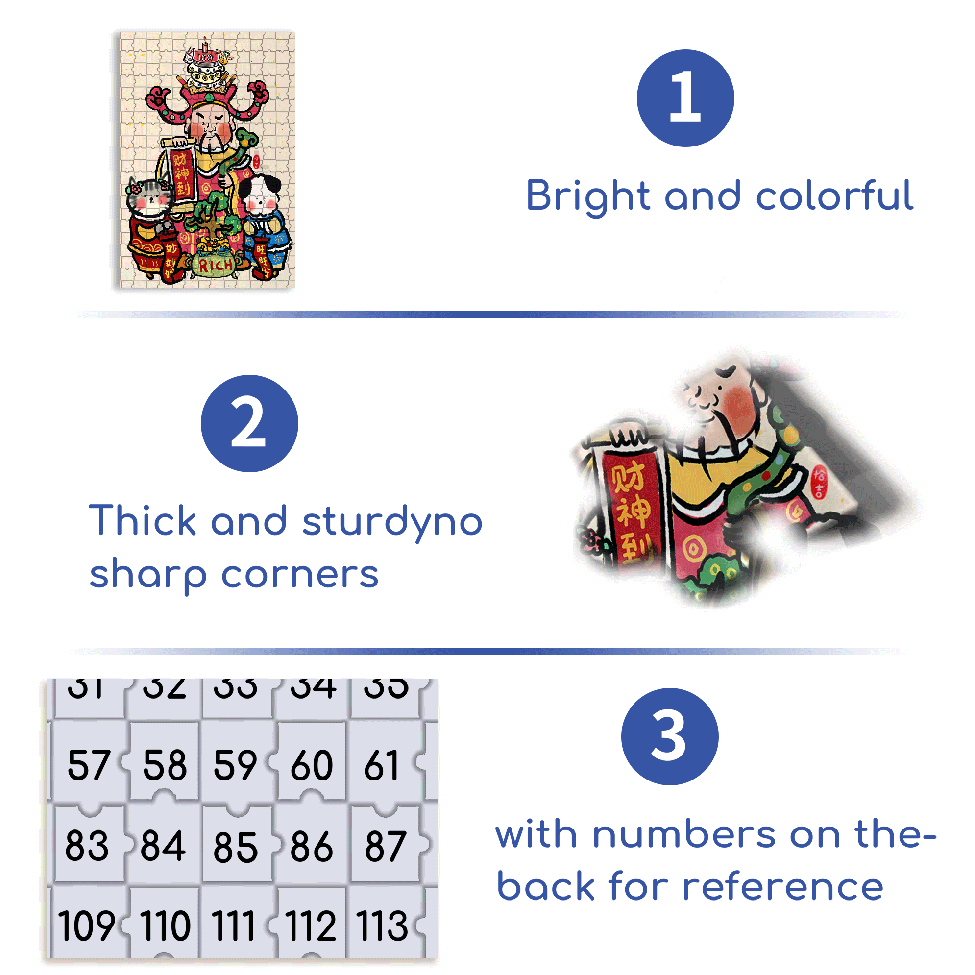 Mammon 500pcs/1000pcs Jigsaw Puzzle, Scratch-Resistant, Interactive Family Game & Brain-Boosting DIY Decor, Perfect for Halloween, Christmas & New Year Gifts, Family Puzzle Game