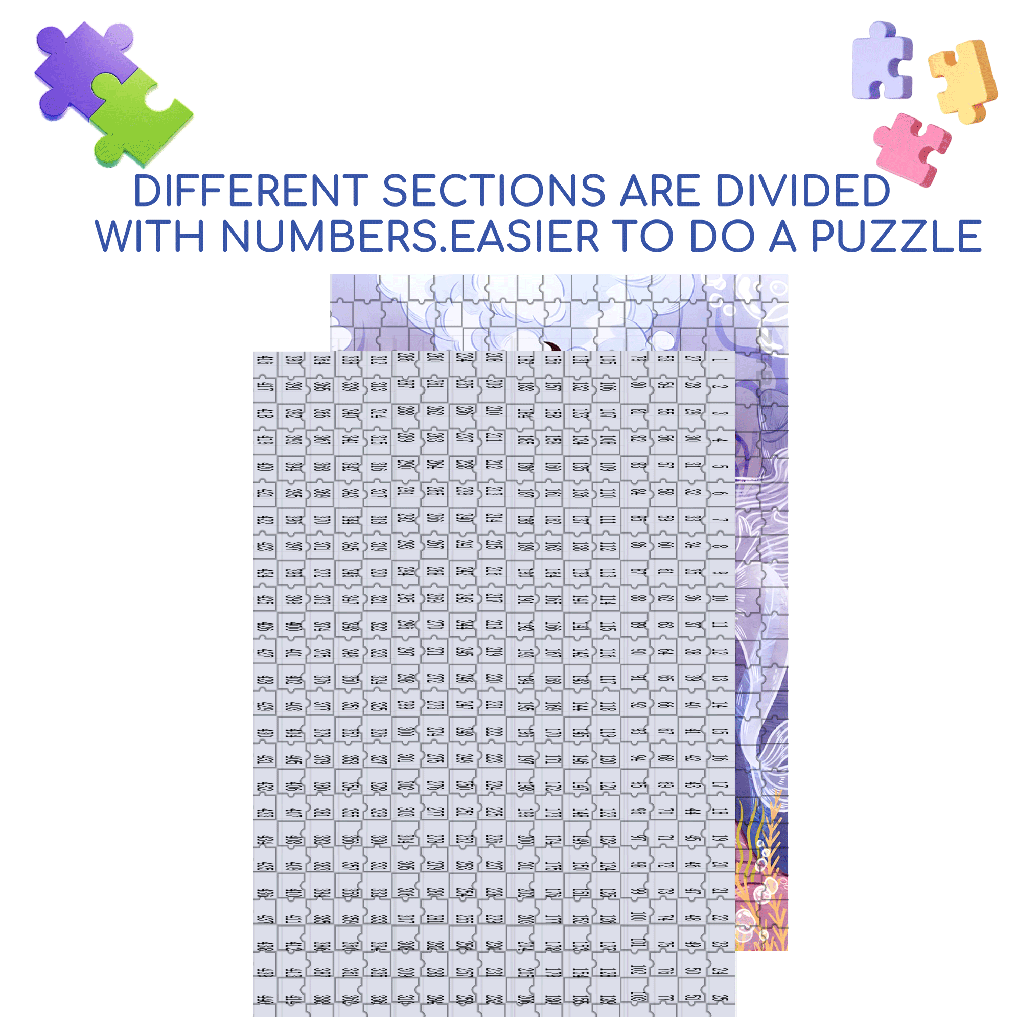Meet 500pcs/1000pcs Jigsaw Puzzle, Scratch-Resistant, Interactive Family Game & Brain-Boosting DIY Decor, Perfect for Halloween, Christmas & New Year Gifts, Family Puzzle Game