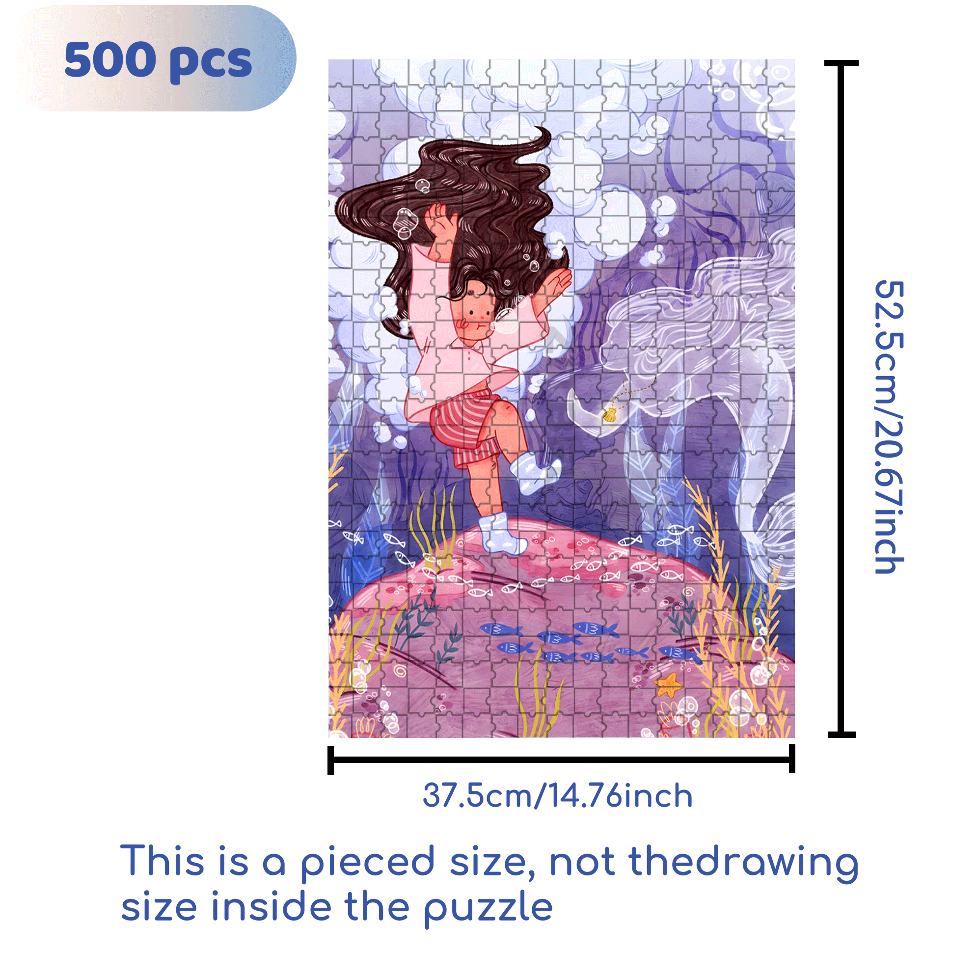 Meet 500pcs/1000pcs Jigsaw Puzzle, Scratch-Resistant, Interactive Family Game & Brain-Boosting DIY Decor, Perfect for Halloween, Christmas & New Year Gifts, Family Puzzle Game