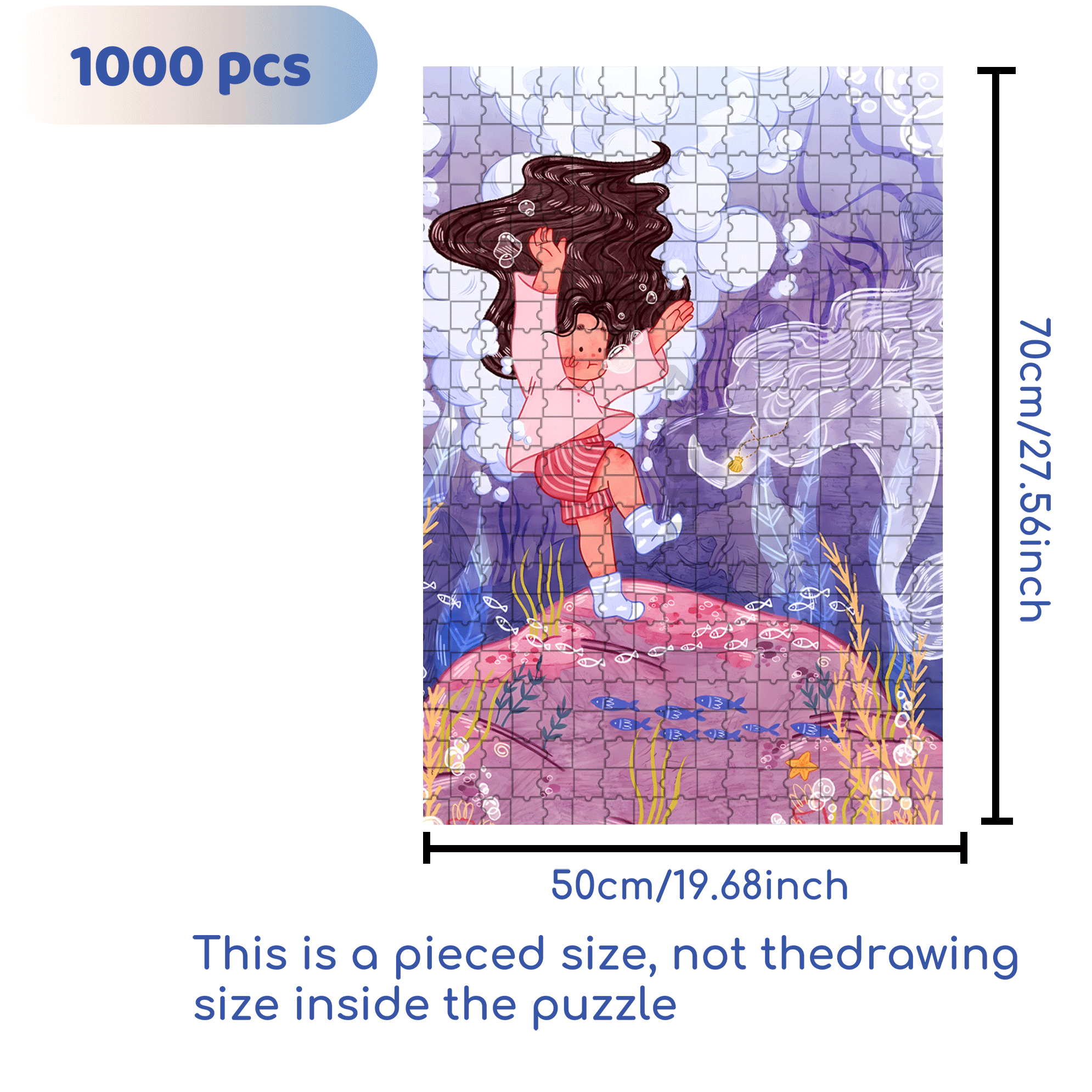 Meet 500pcs/1000pcs Jigsaw Puzzle, Scratch-Resistant, Interactive Family Game & Brain-Boosting DIY Decor, Perfect for Halloween, Christmas & New Year Gifts, Family Puzzle Game