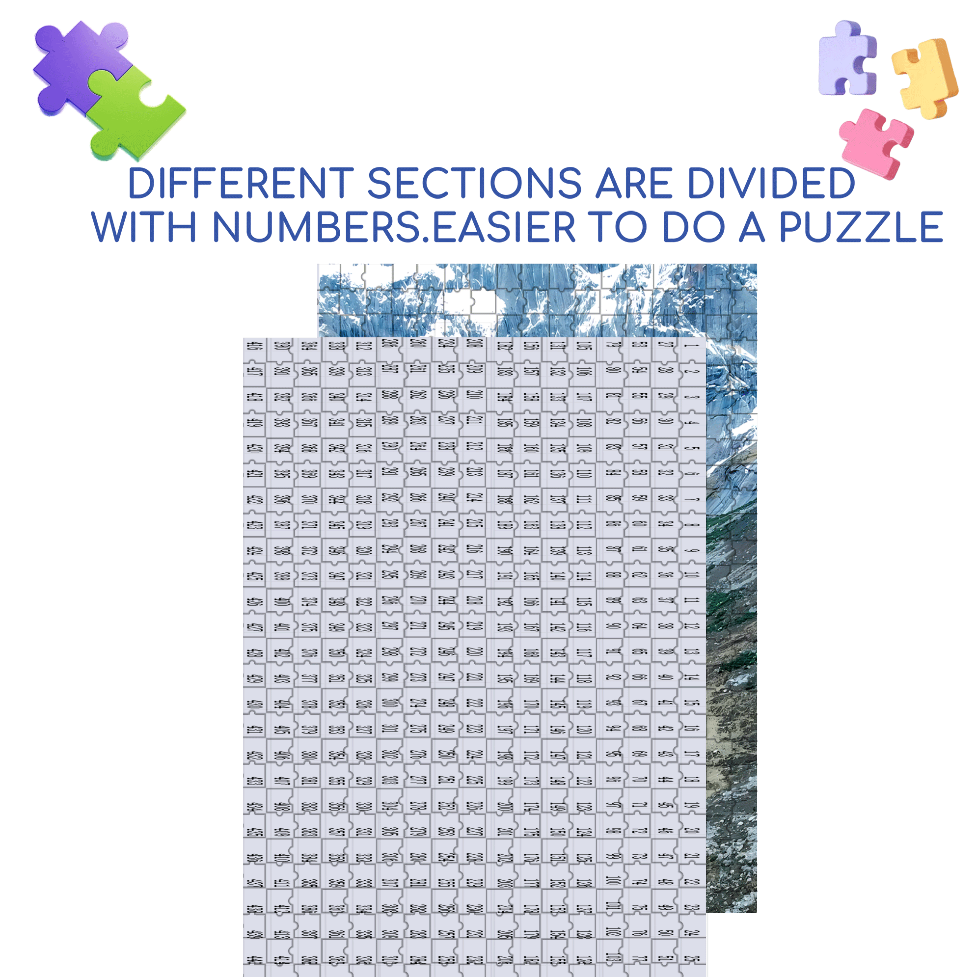 Southern Gansu  500pcs/1000pcs Jigsaw Puzzle, Scratch-Resistant, Interactive Family Game & Brain-Boosting DIY Decor, Perfect for Halloween, Christmas & New Year Gifts, Family Puzzle Game