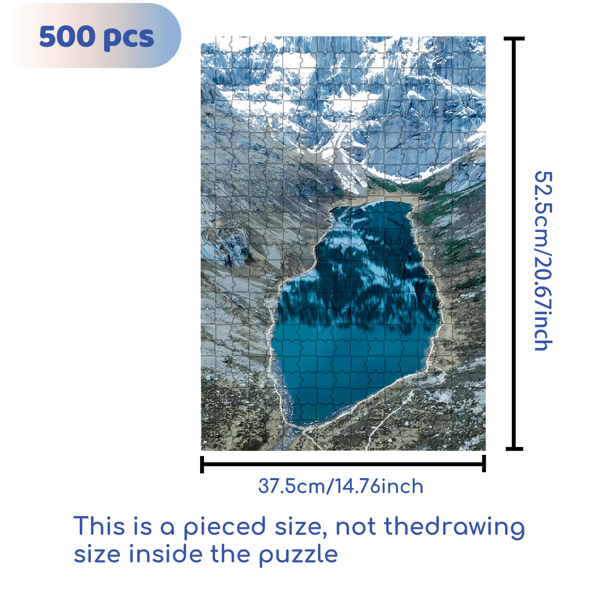 Southern Gansu  500pcs/1000pcs Jigsaw Puzzle, Scratch-Resistant, Interactive Family Game & Brain-Boosting DIY Decor, Perfect for Halloween, Christmas & New Year Gifts, Family Puzzle Game