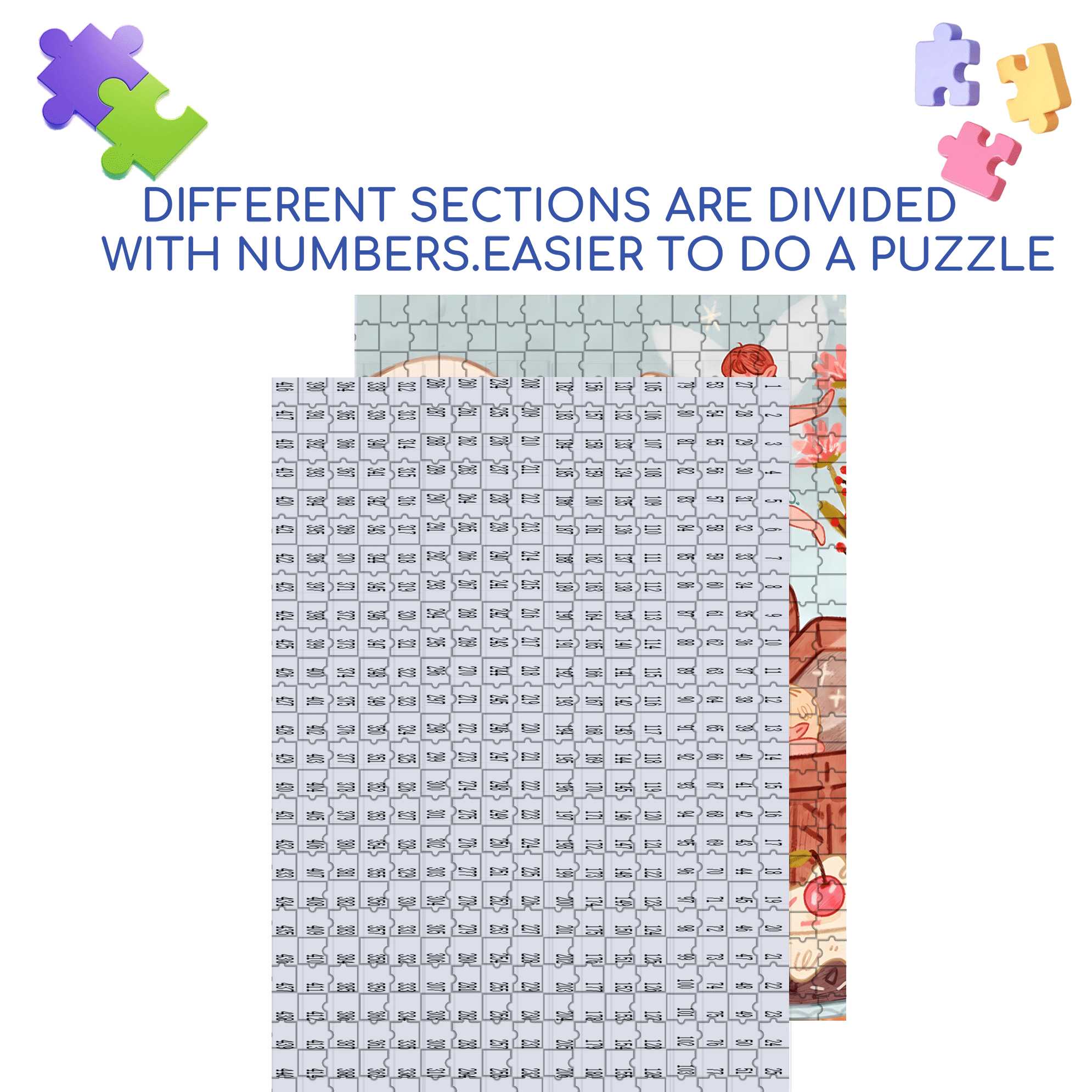 Spring Elves 500pcs/1000pcs Jigsaw Puzzle, Scratch-Resistant, Interactive Family Game & Brain-Boosting DIY Decor, Perfect for Halloween, Christmas & New Year Gifts, Family Puzzle Game