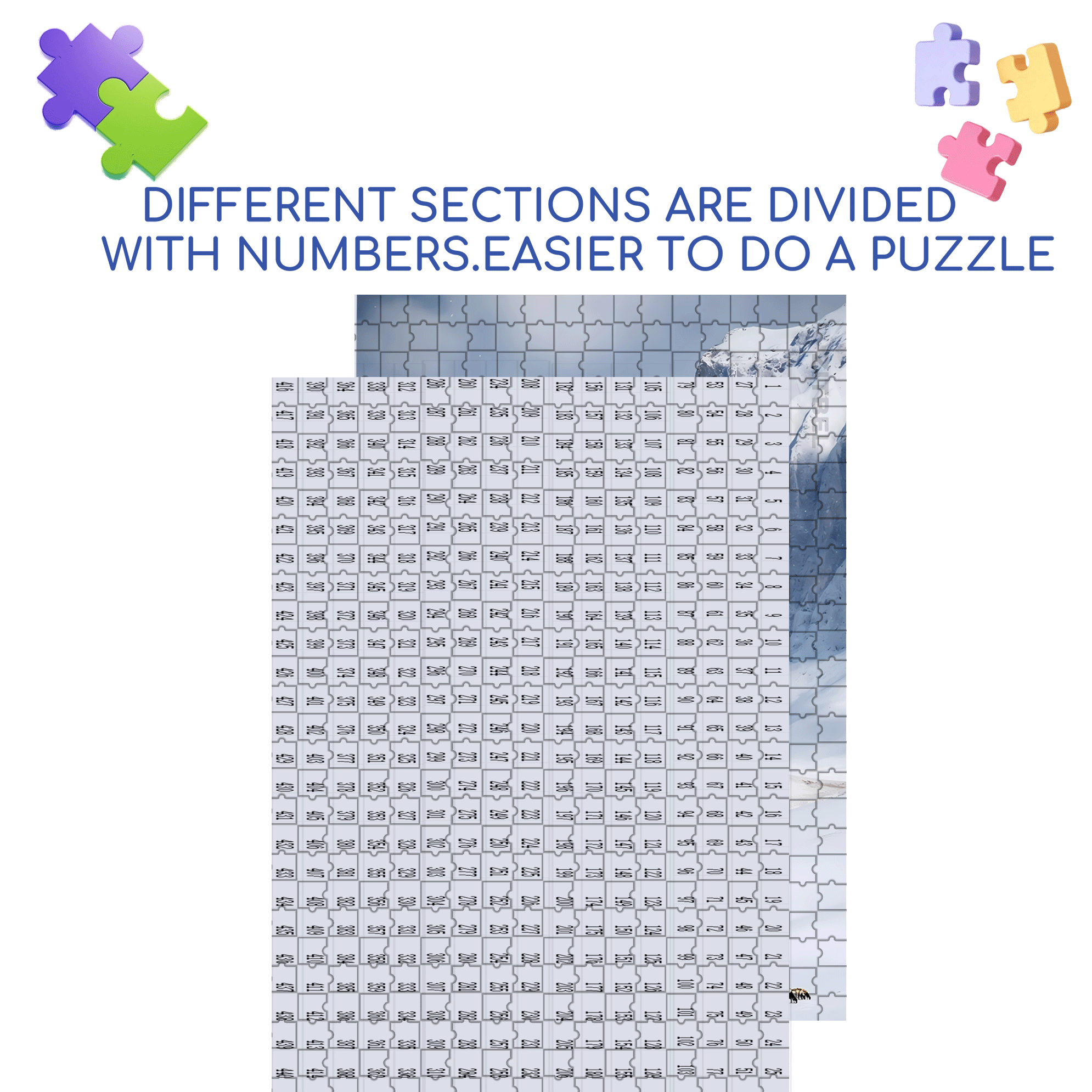 Winter in Southern Gansu 2 500pcs/1000pcs Jigsaw Puzzle, Scratch-Resistant, Interactive Family Game & Brain-Boosting DIY Decor, Perfect for Halloween, Christmas & New Year Gifts, Family Puzzle Game