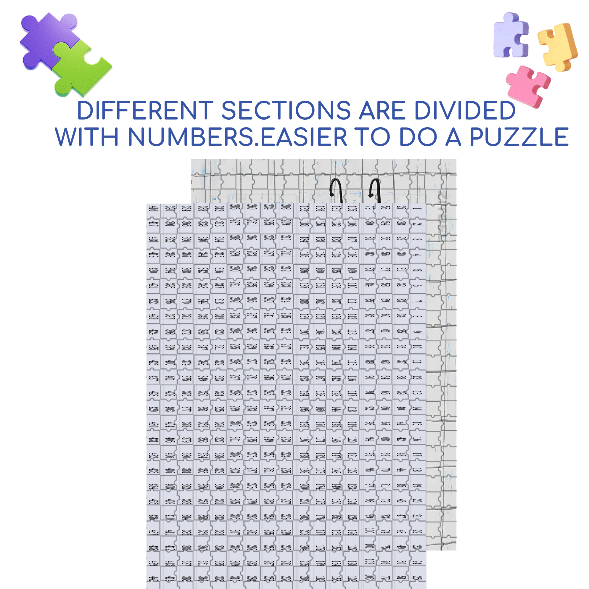 Winter Swimming 500pcs/1000pcs Jigsaw Puzzle, Scratch-Resistant, Interactive Family Game & Brain-Boosting DIY Decor, Perfect for Halloween, Christmas & New Year Gifts, Family Puzzle Game