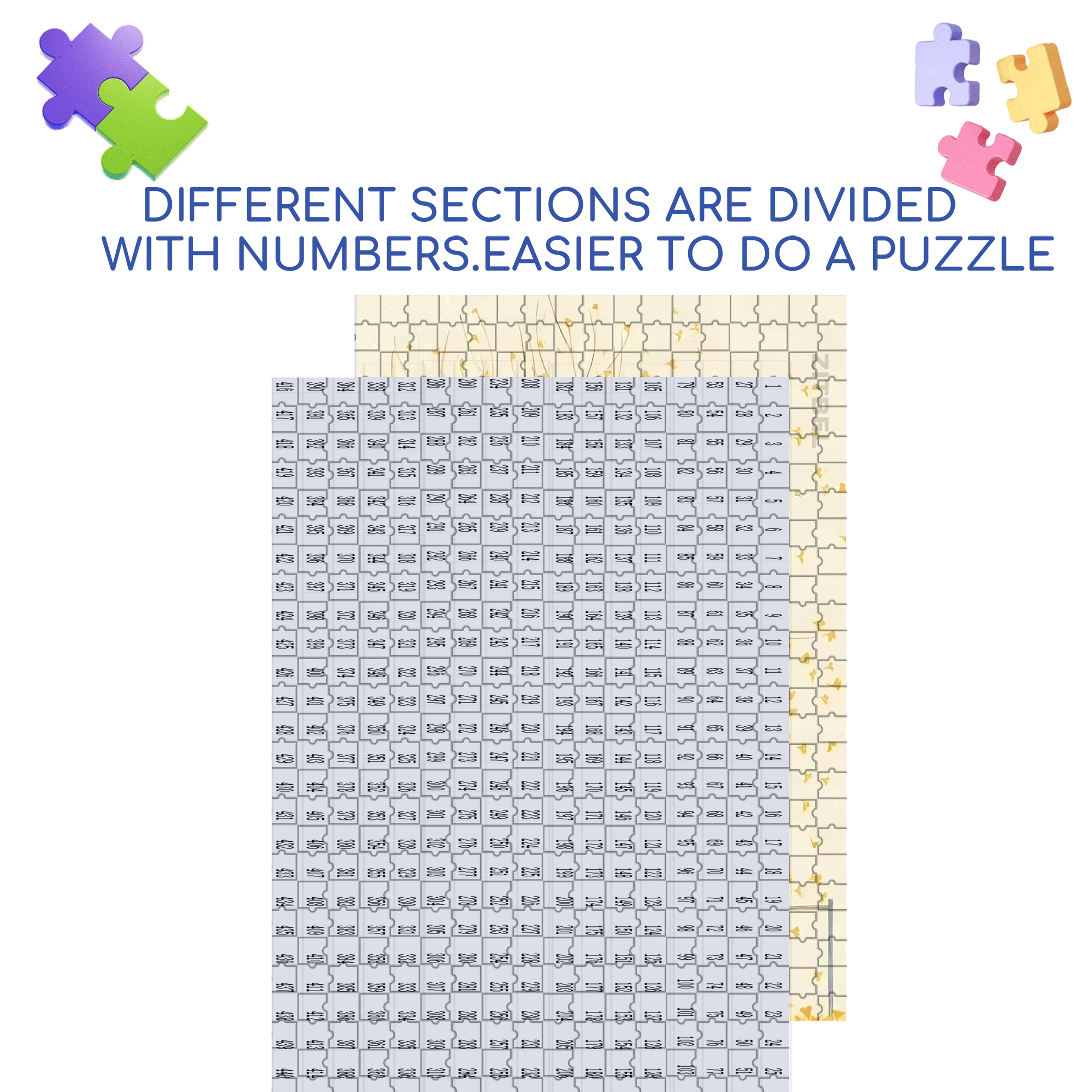 After School 500pcs/1000pcs Jigsaw Puzzle, Scratch-Resistant, Interactive Family Game & Brain-Boosting DIY Decor, Perfect for Halloween, Christmas & New Year Gifts, Family Puzzle Game