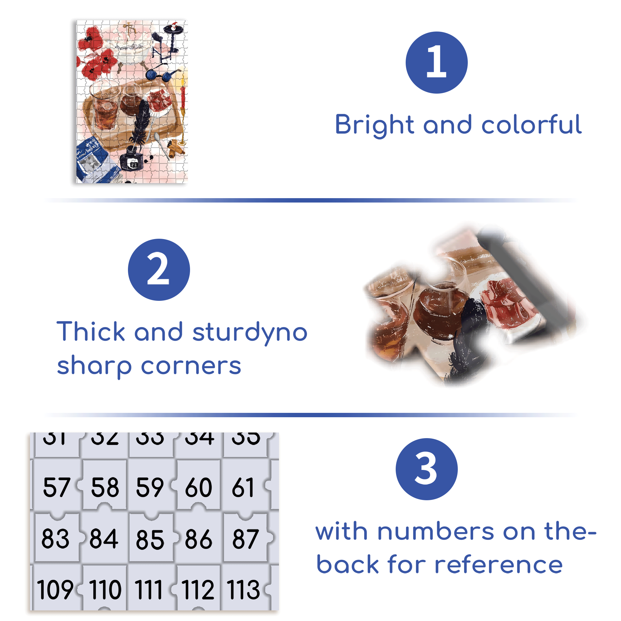 Afternoon Tea In The Bathroom 500pcs/1000pcs Jigsaw Puzzle, Scratch-Resistant, Interactive Family Game & Brain-Boosting DIY Decor, Perfect for Halloween, Christmas & New Year Gifts, Family Puzzle Game