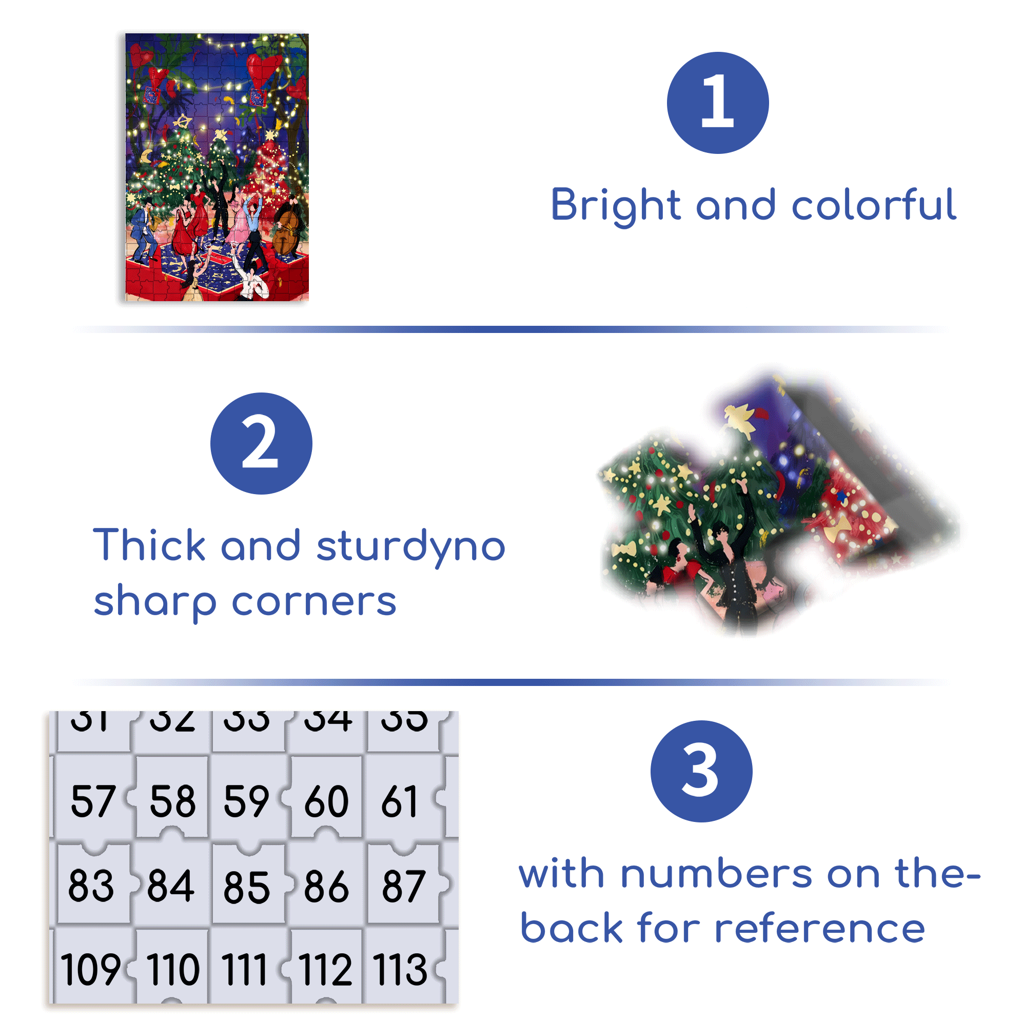 Christmas Carnival Party 500pcs/1000pcs Jigsaw Puzzle, Scratch-Resistant, Interactive Family Game & Brain-Boosting DIY Decor, Perfect for Halloween, Christmas & New Year Gifts, Family Puzzle Game