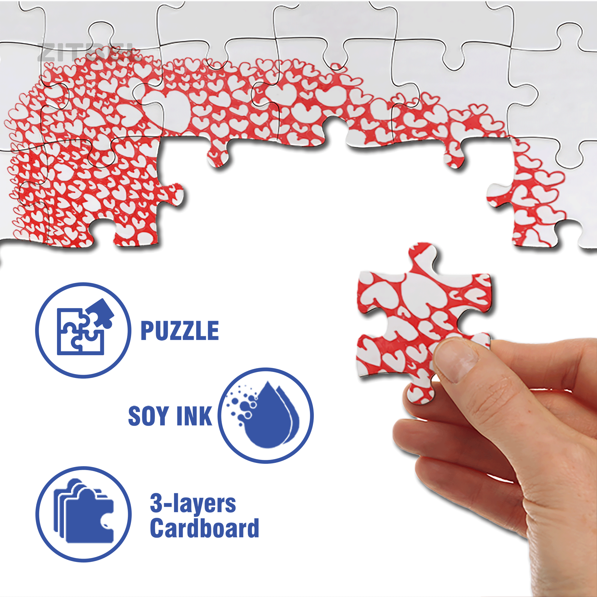 Connecting 500pcs/1000pcs Jigsaw Puzzle, Scratch-Resistant, Interactive Family Game & Brain-Boosting DIY Decor, Perfect for Halloween, Christmas & New Year Gifts, Family Puzzle Game