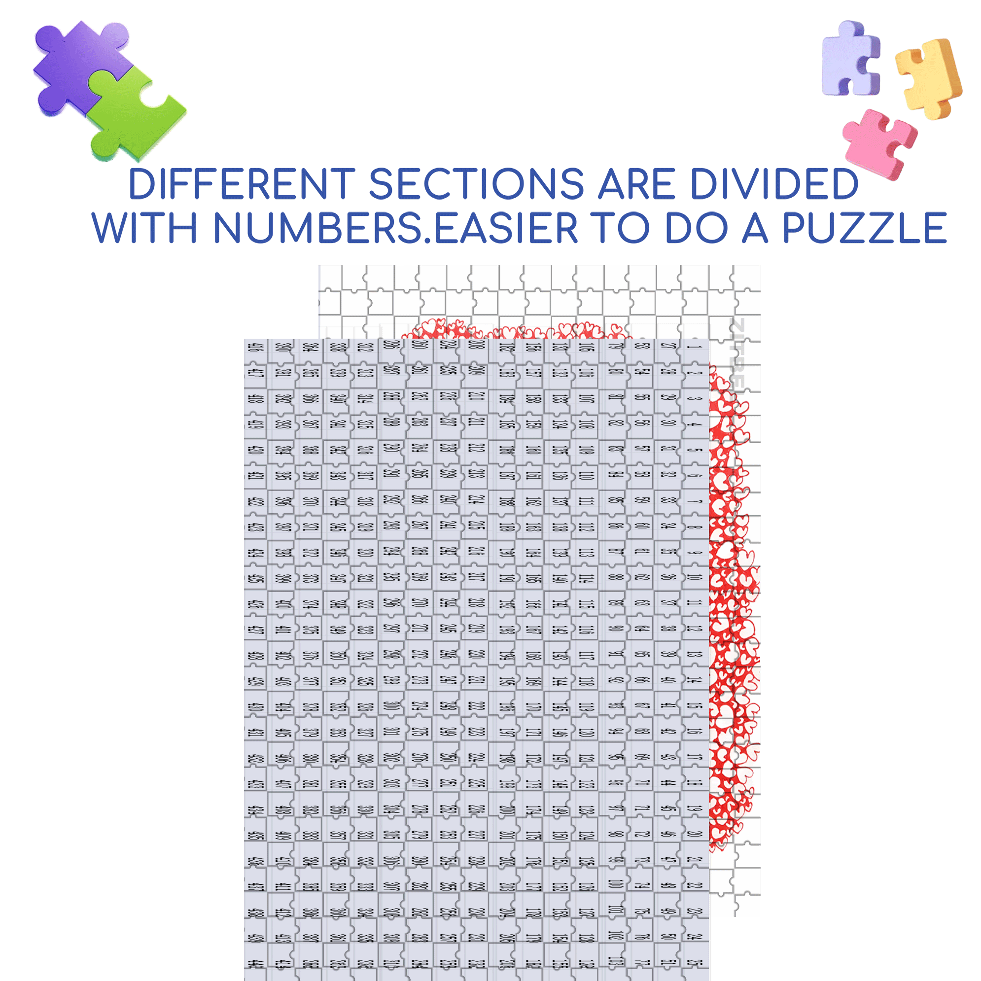 Connecting 500pcs/1000pcs Jigsaw Puzzle, Scratch-Resistant, Interactive Family Game & Brain-Boosting DIY Decor, Perfect for Halloween, Christmas & New Year Gifts, Family Puzzle Game