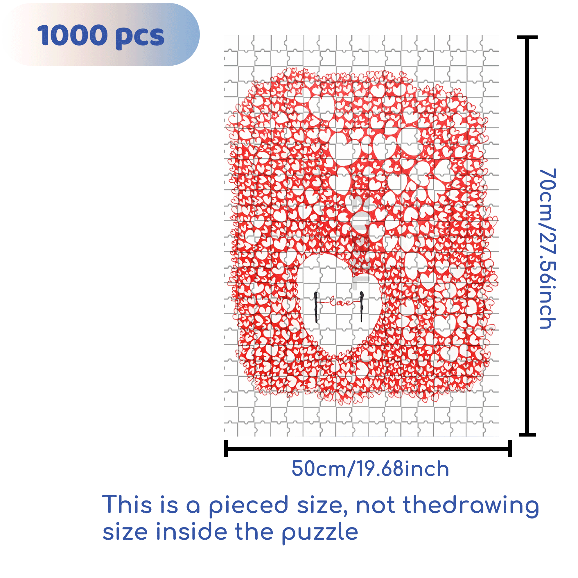 Connecting 500pcs/1000pcs Jigsaw Puzzle, Scratch-Resistant, Interactive Family Game & Brain-Boosting DIY Decor, Perfect for Halloween, Christmas & New Year Gifts, Family Puzzle Game