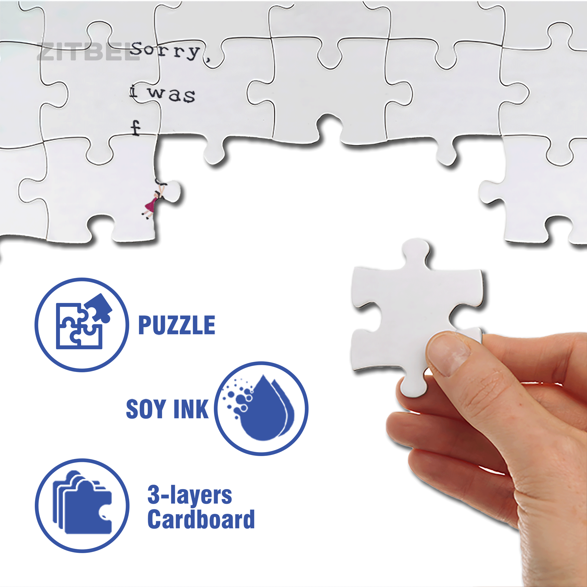 Fall In Love 500pcs/1000pcs Jigsaw Puzzle, Scratch-Resistant, Interactive Family Game & Brain-Boosting DIY Decor, Perfect for Halloween, Christmas & New Year Gifts, Family Puzzle Game