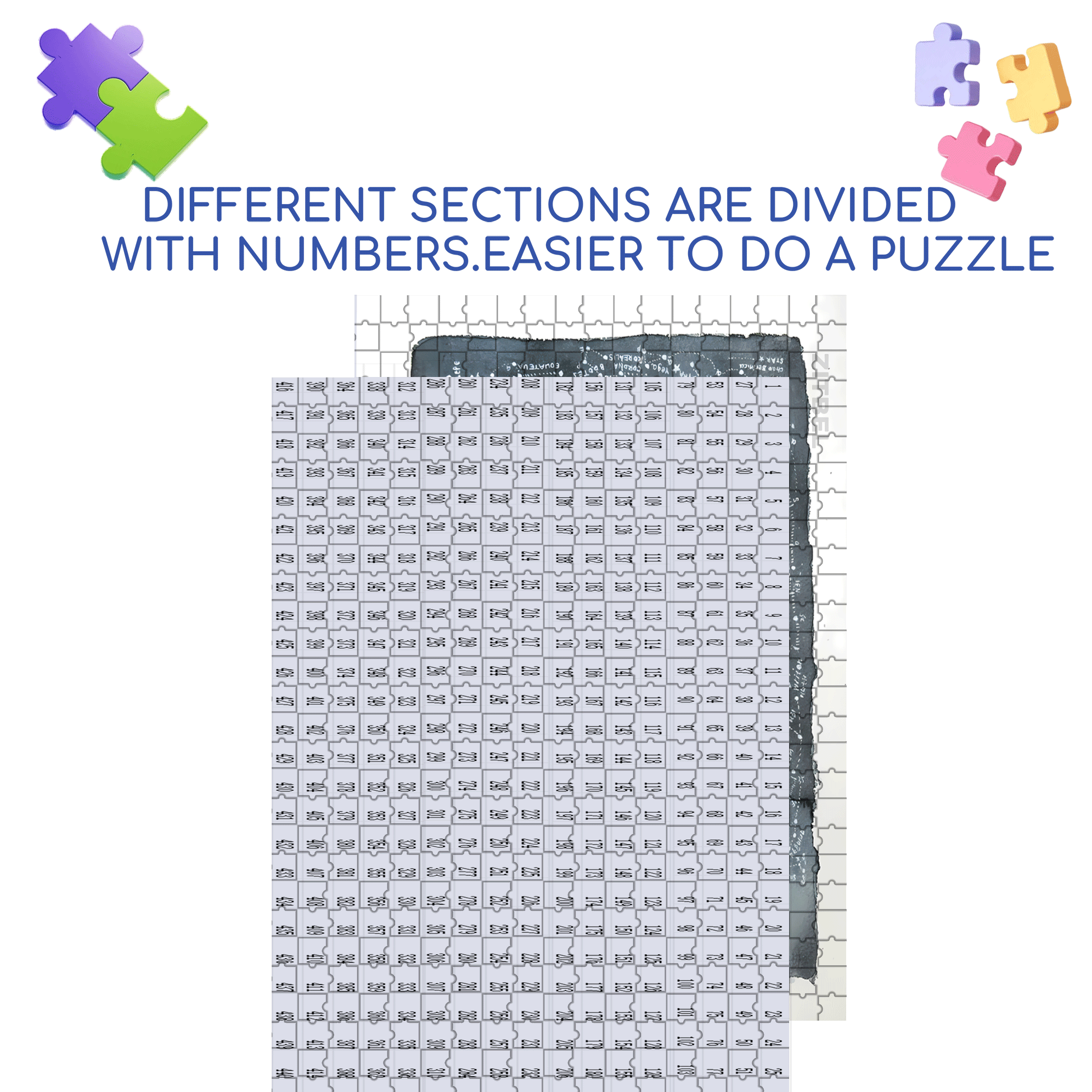 I Only Love This One Star 500pcs/1000pcs Jigsaw Puzzle, Scratch-Resistant, Interactive Family Game & Brain-Boosting DIY Decor, Perfect for Halloween, Christmas & New Year Gifts, Family Puzzle Game