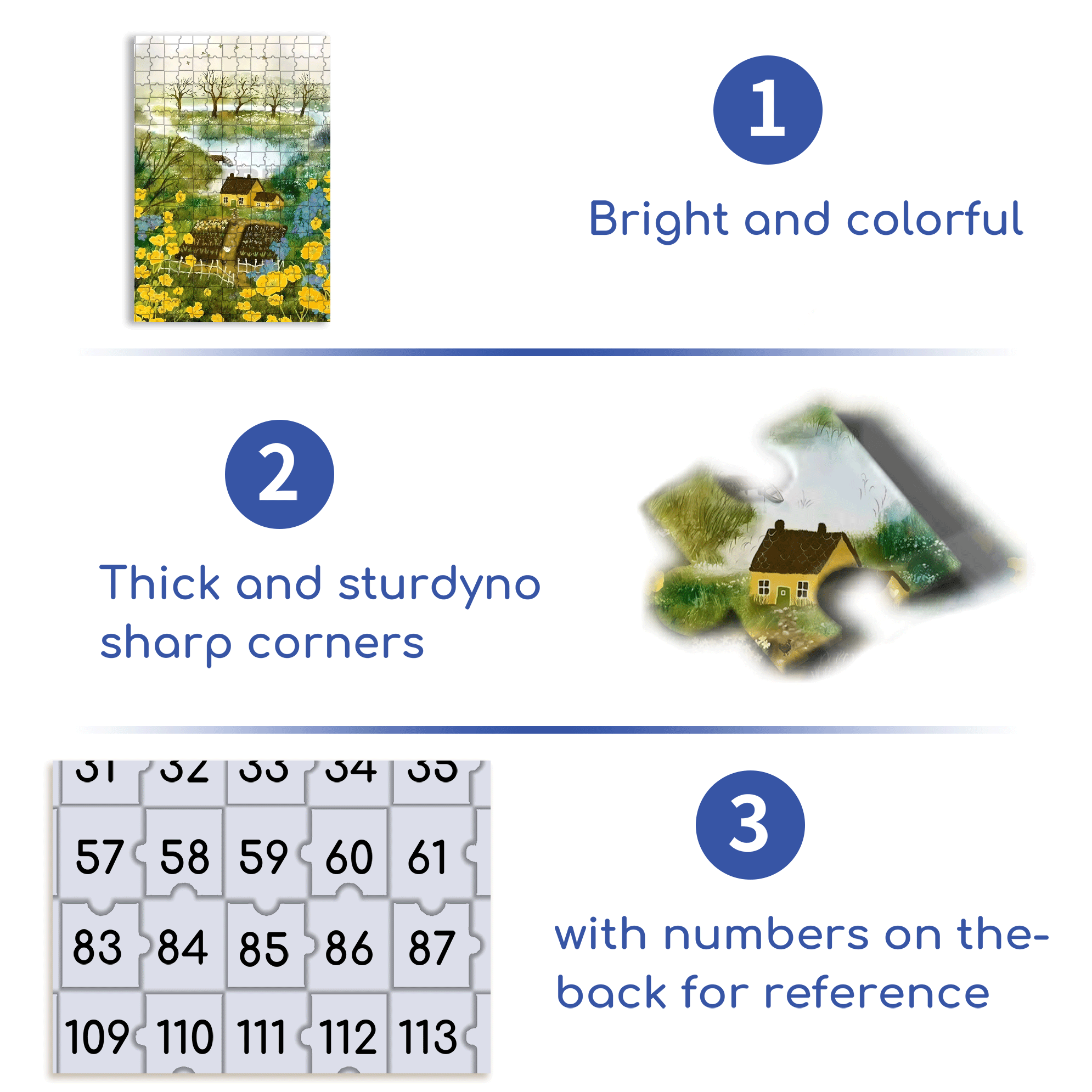 Little Yellow Flowers In Memory 500pcs/1000pcs Jigsaw Puzzle, Scratch-Resistant, Interactive Family Game & Brain-Boosting DIY Decor, Perfect for Halloween, Christmas & New Year Gifts, Family Puzzle Game