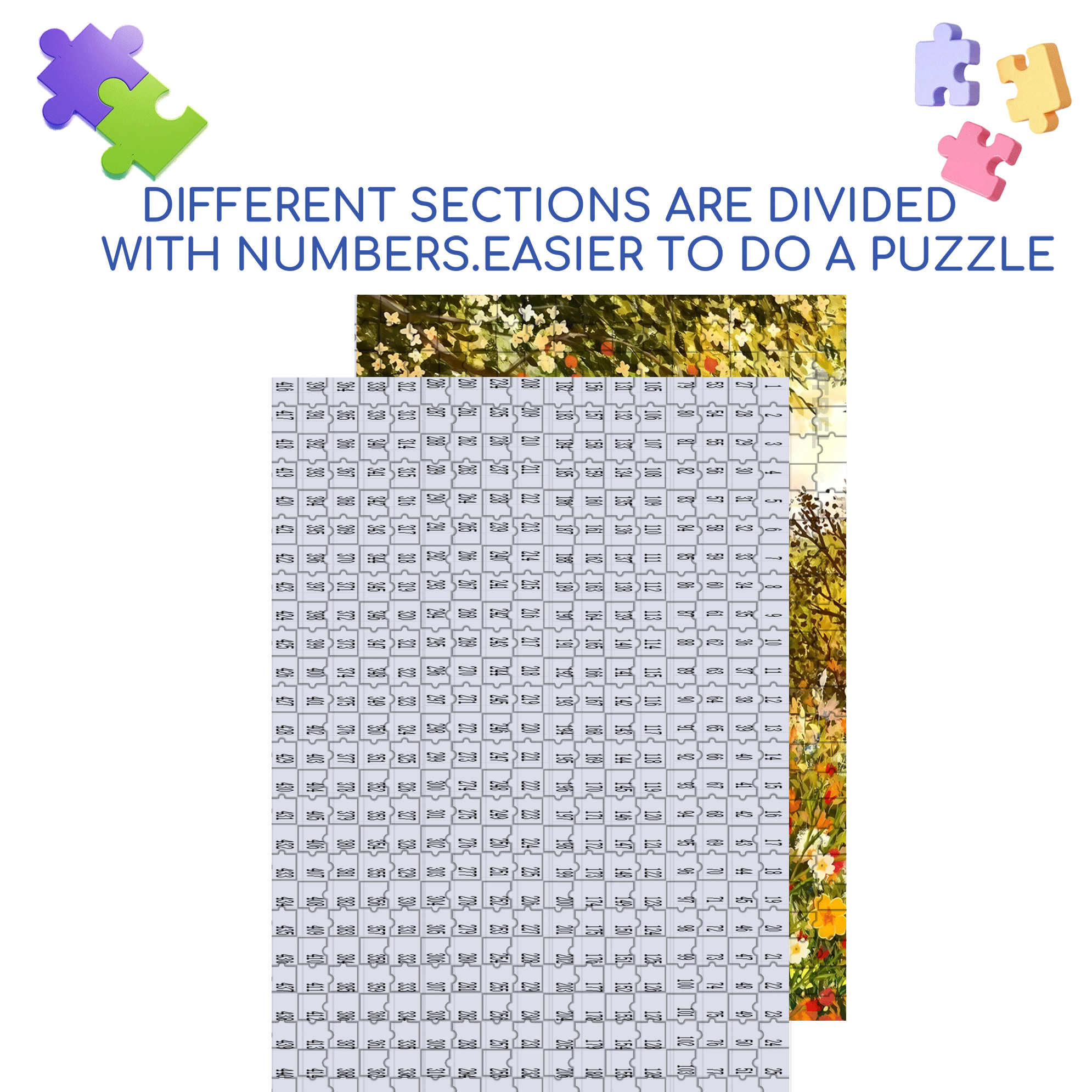 Love on the Wall 500pcs/1000pcs Jigsaw Puzzle, Scratch-Resistant, Interactive Family Game & Brain-Boosting DIY Decor, Perfect for Halloween, Christmas & New Year Gifts, Family Puzzle Game