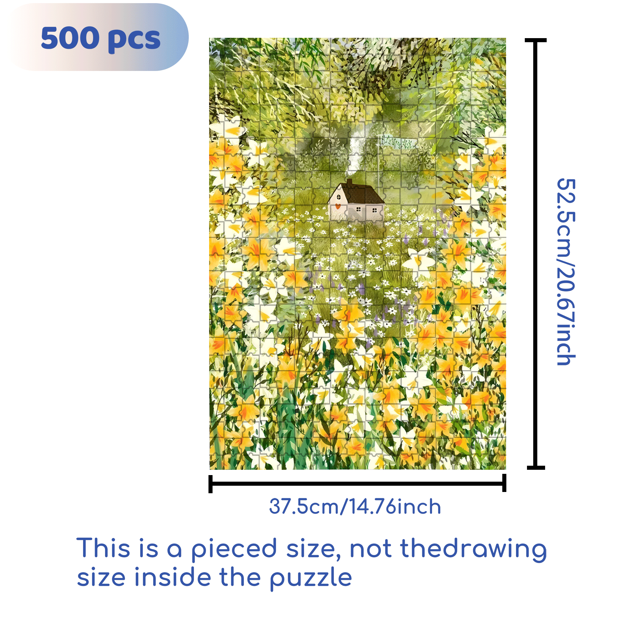 Love Shack 500pcs/1000pcs Jigsaw Puzzle, Scratch-Resistant, Interactive Family Game & Brain-Boosting DIY Decor, Perfect for Halloween, Christmas & New Year Gifts, Family Puzzle Game