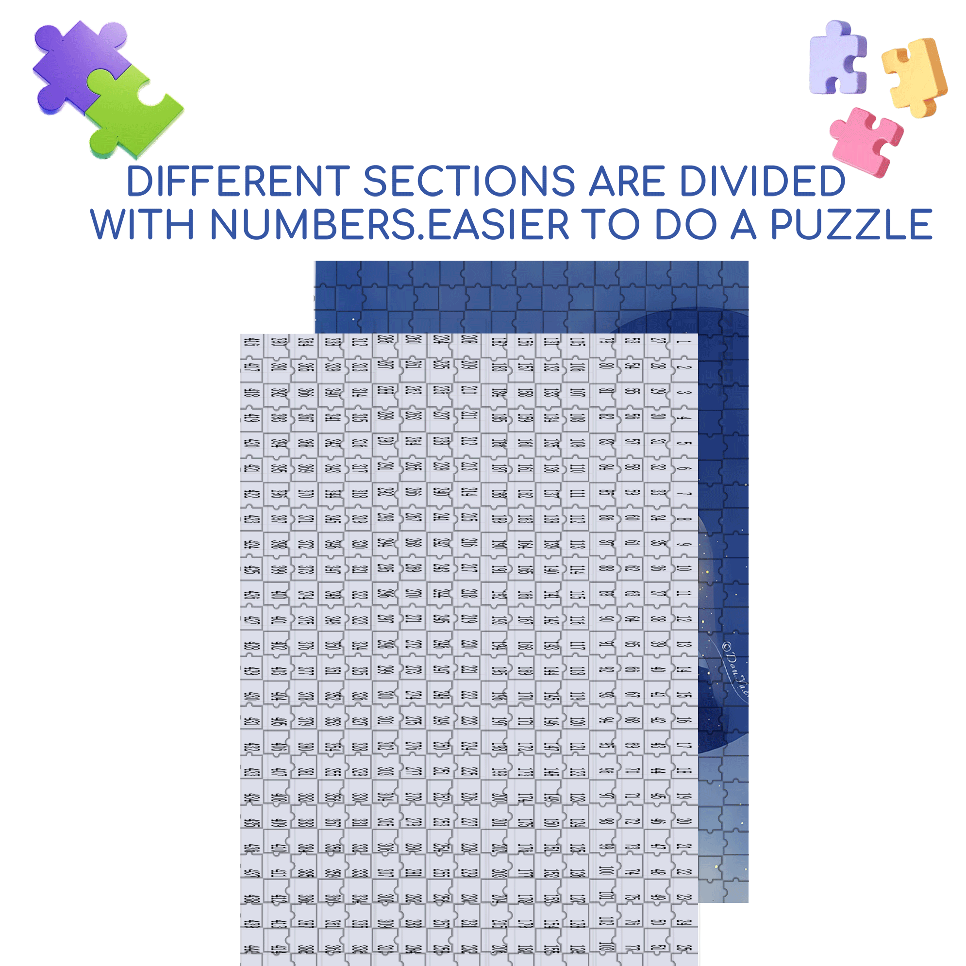 Myself In The Mirror 500pcs/1000pcs Jigsaw Puzzle, Scratch-Resistant, Interactive Family Game & Brain-Boosting DIY Decor, Perfect for Halloween, Christmas & New Year Gifts, Family Puzzle Game