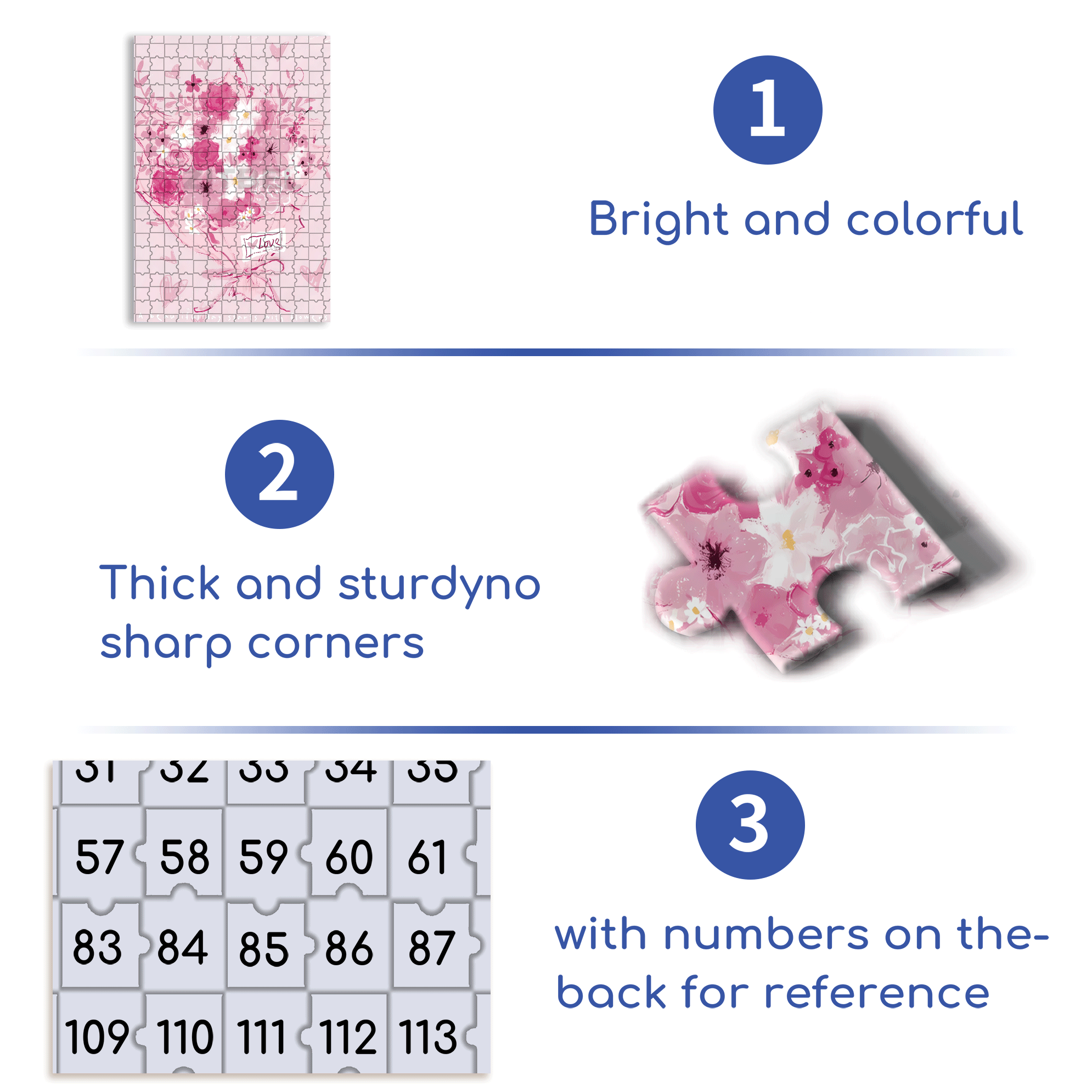 Pink Pink 500pcs/1000pcs Jigsaw Puzzle, Scratch-Resistant, Interactive Family Game & Brain-Boosting DIY Decor, Perfect for Halloween, Christmas & New Year Gifts, Family Puzzle Game