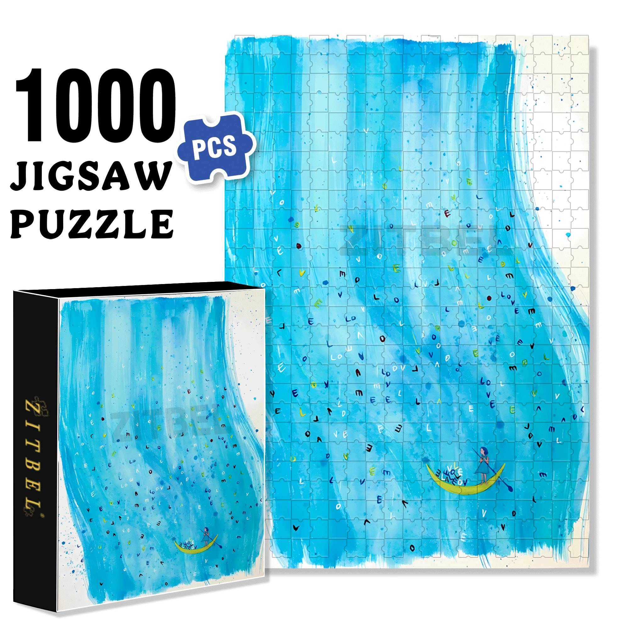 Reunion After Long Separation 500pcs/1000pcs Jigsaw Puzzle, Scratch-Resistant, Interactive Family Game & Brain-Boosting DIY Decor, Perfect for Halloween, Christmas & New Year Gifts, Family Puzzle Game