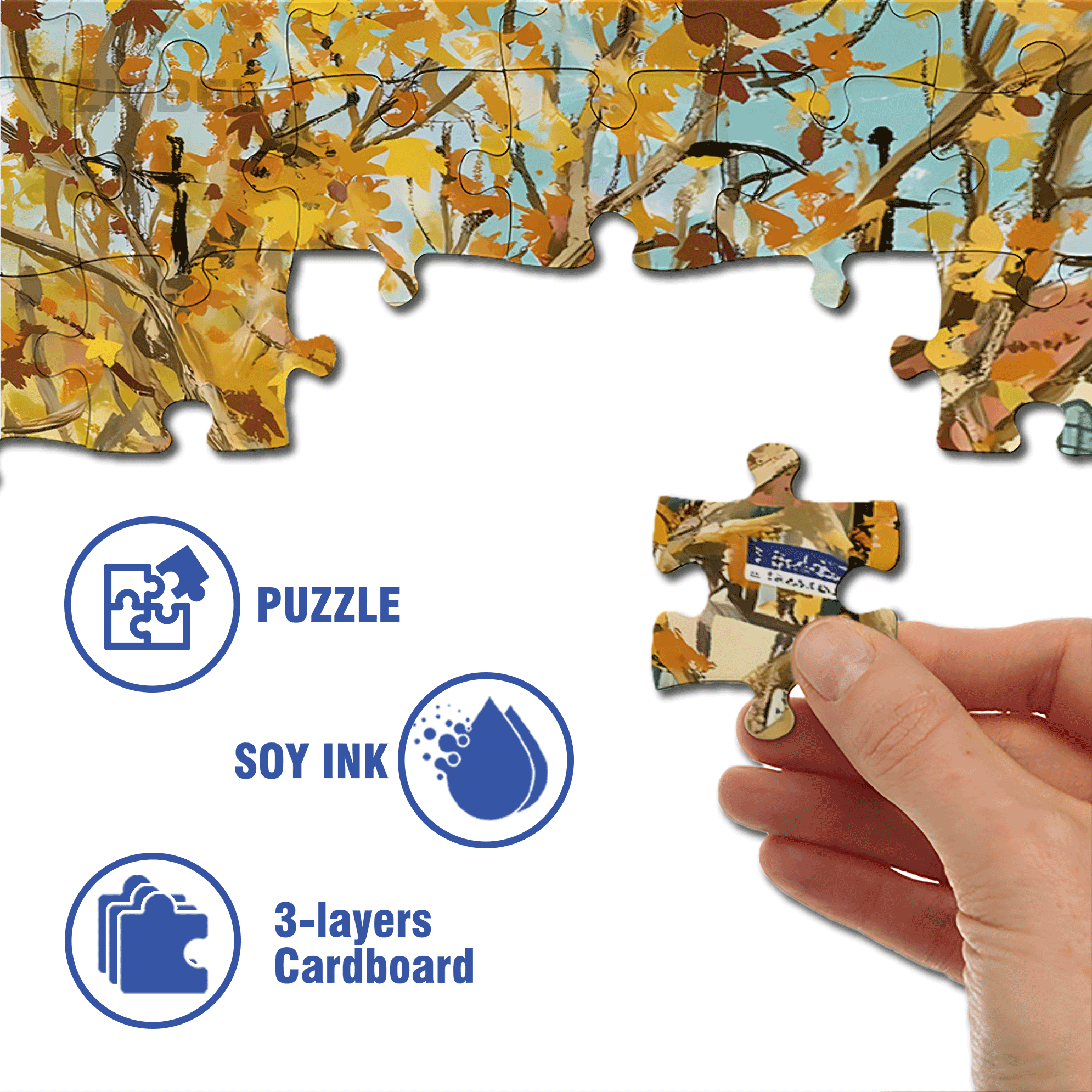Romance under wutong 500pcs/1000pcs Jigsaw Puzzle, Scratch-Resistant, Interactive Family Game & Brain-Boosting DIY Decor, Perfect for Halloween, Christmas & New Year Gifts, Family Puzzle Game
