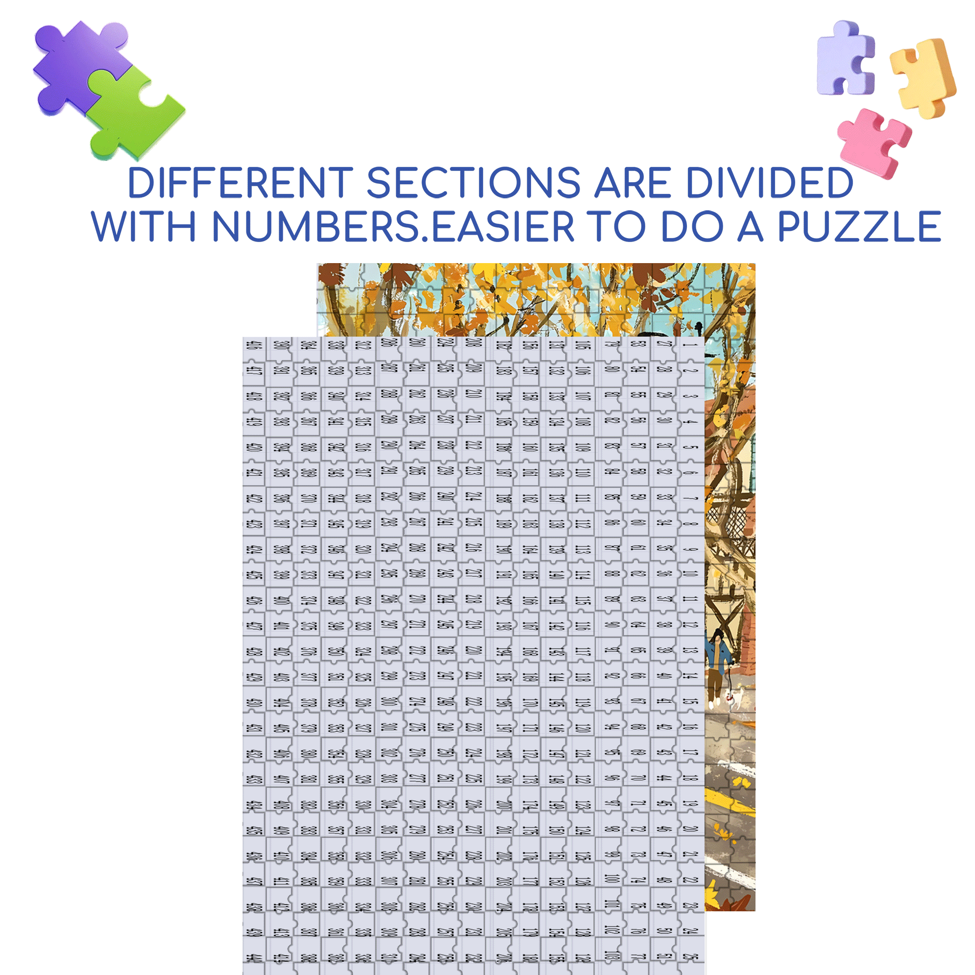 Romance under wutong 500pcs/1000pcs Jigsaw Puzzle, Scratch-Resistant, Interactive Family Game & Brain-Boosting DIY Decor, Perfect for Halloween, Christmas & New Year Gifts, Family Puzzle Game