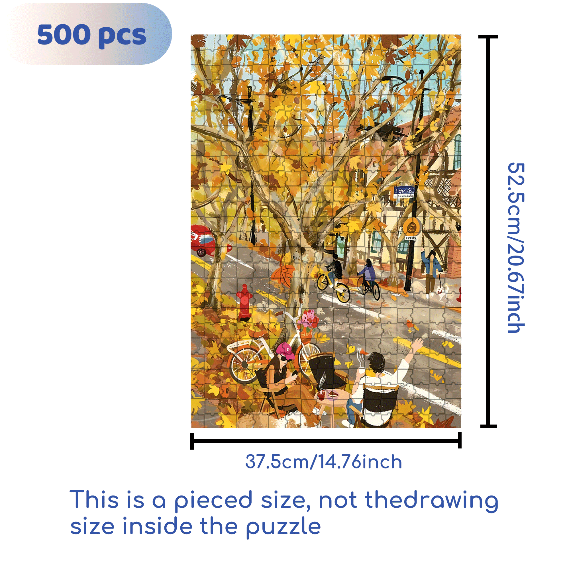 Romance under wutong 500pcs/1000pcs Jigsaw Puzzle, Scratch-Resistant, Interactive Family Game & Brain-Boosting DIY Decor, Perfect for Halloween, Christmas & New Year Gifts, Family Puzzle Game