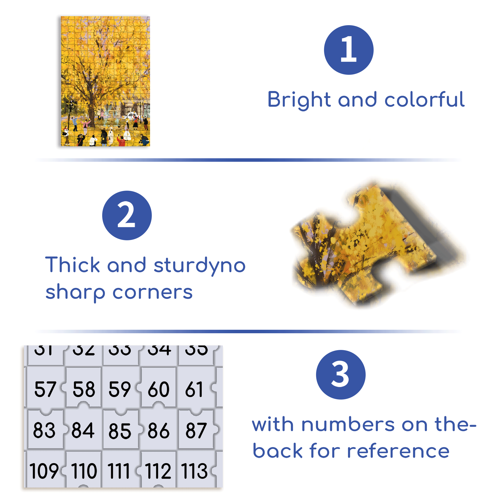 Romantic Ginkgo Biloba 500pcs/1000pcs Jigsaw Puzzle, Scratch-Resistant, Interactive Family Game & Brain-Boosting DIY Decor, Perfect for Halloween, Christmas & New Year Gifts, Family Puzzle Game