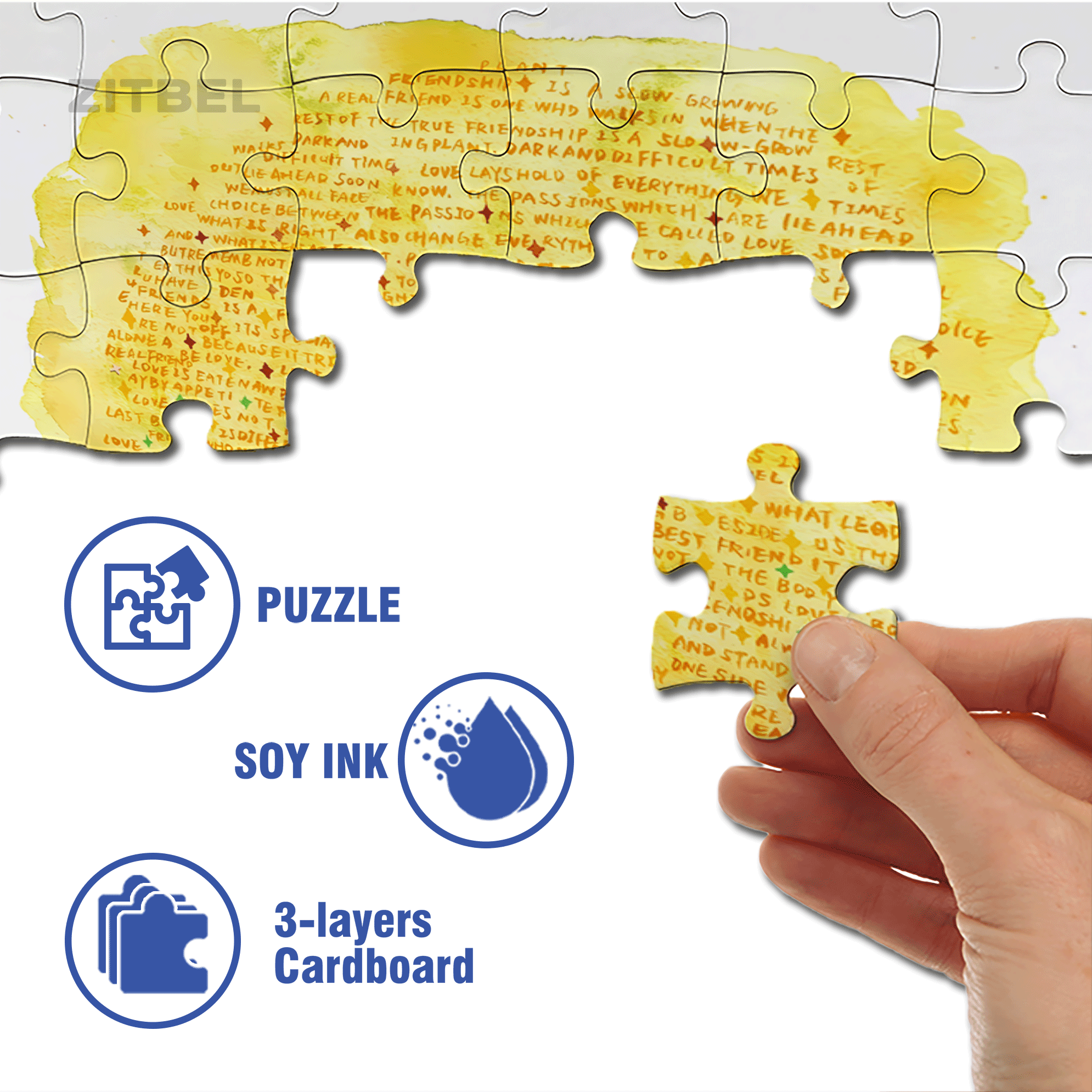 Seasonal Rotation 500pcs/1000pcs Jigsaw Puzzle, Scratch-Resistant, Interactive Family Game & Brain-Boosting DIY Decor, Perfect for Halloween, Christmas & New Year Gifts, Family Puzzle Game