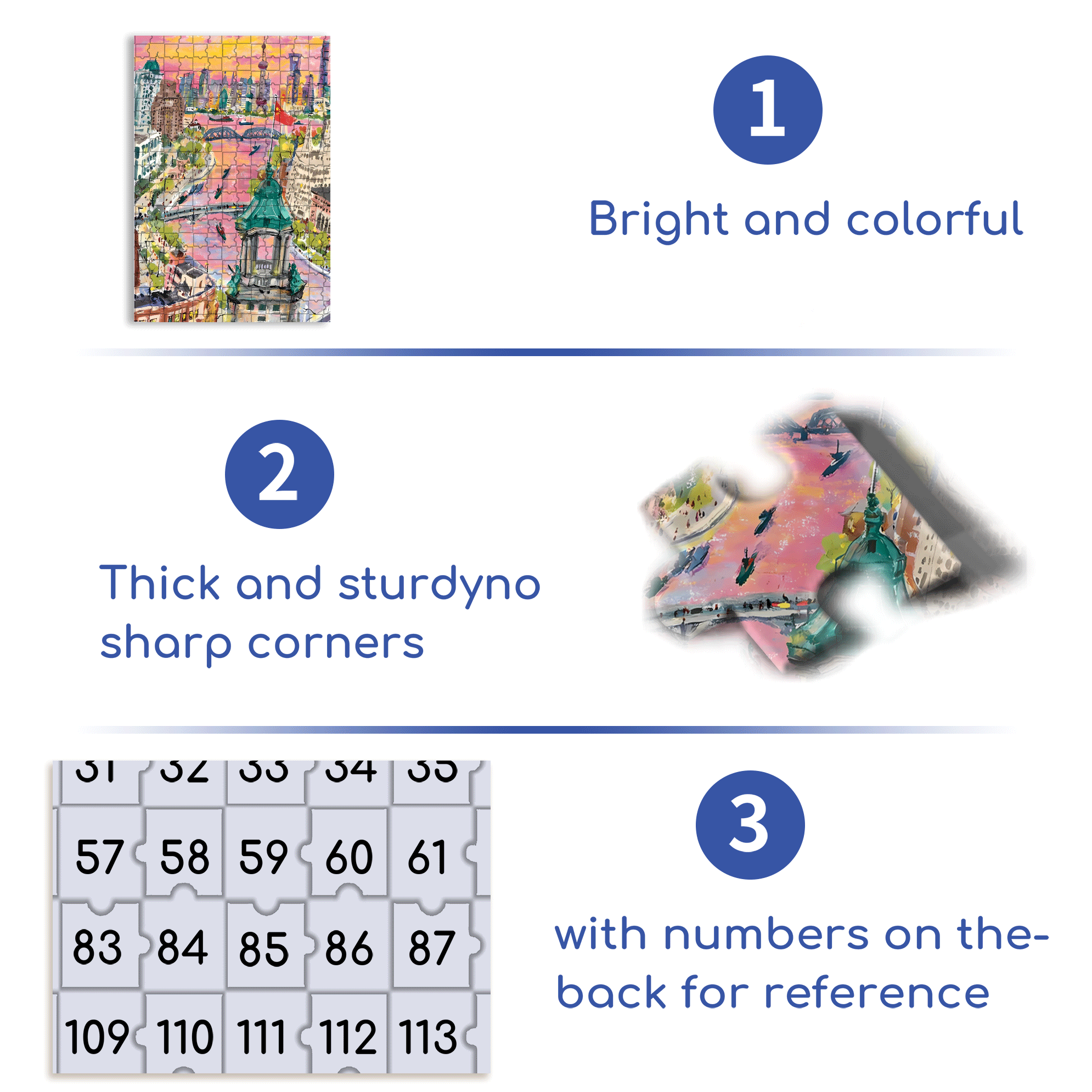 Shanghai Sunset 500pcs/1000pcs Jigsaw Puzzle, Scratch-Resistant, Interactive Family Game & Brain-Boosting DIY Decor, Perfect for Halloween, Christmas & New Year Gifts, Family Puzzle Game
