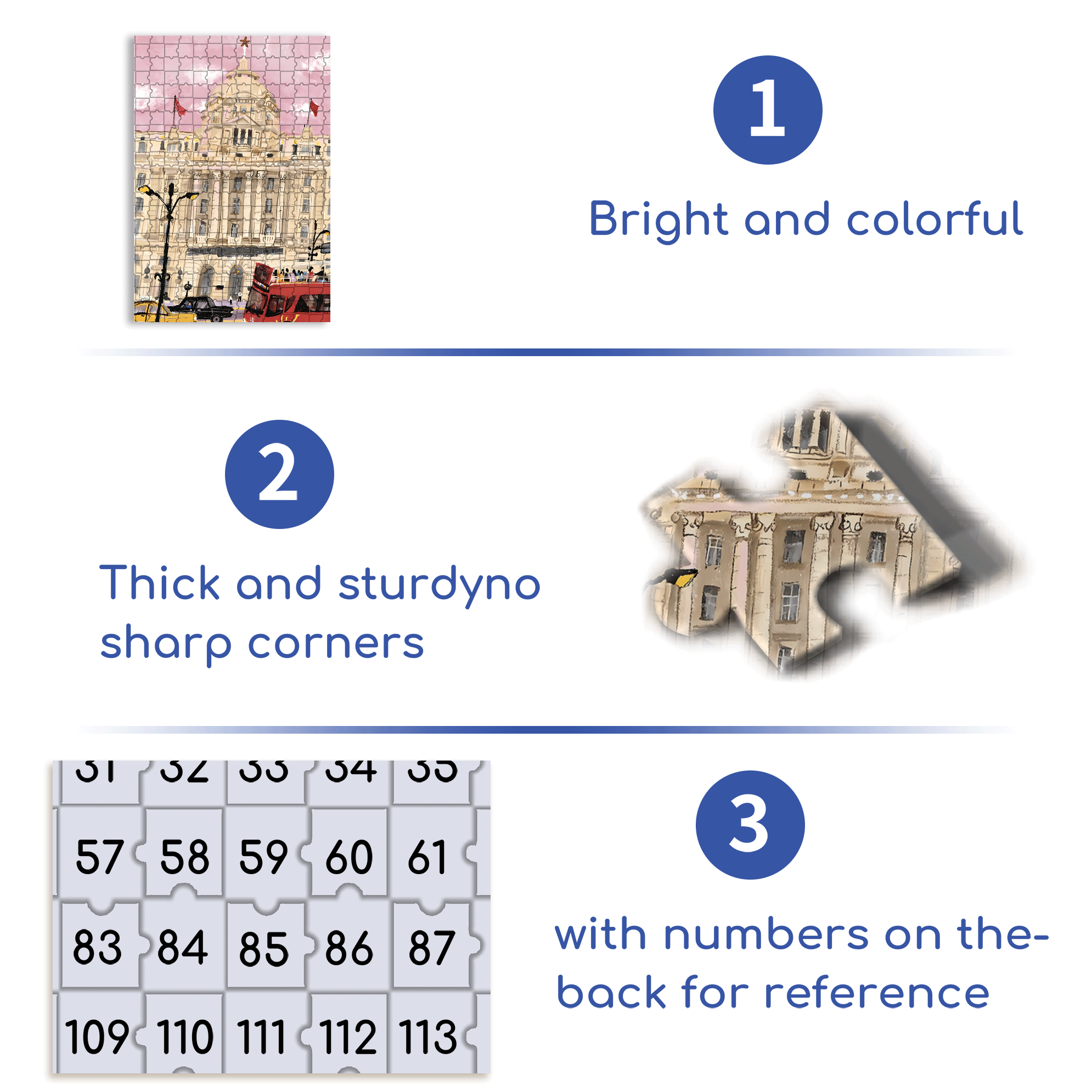Strolling Along The Bund 500pcs/1000pcs Jigsaw Puzzle, Scratch-Resistant, Interactive Family Game & Brain-Boosting DIY Decor, Perfect for Halloween, Christmas & New Year Gifts, Family Puzzle Game