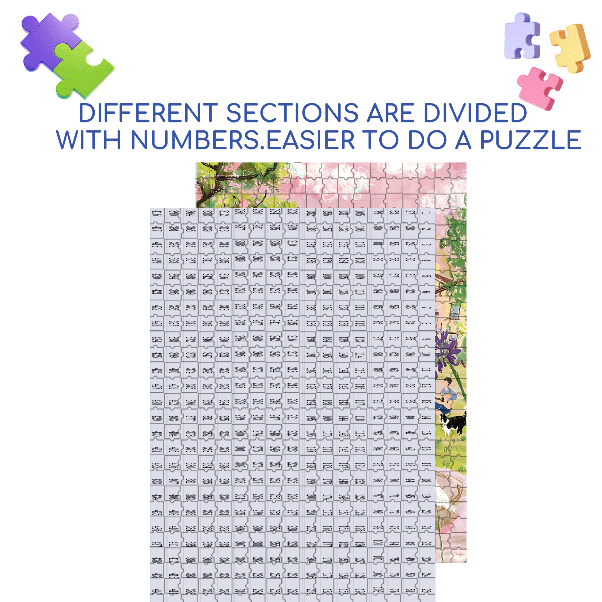 The Sweetness Of The Street Corner 500pcs/1000pcs Jigsaw Puzzle, Scratch-Resistant, Interactive Family Game & Brain-Boosting DIY Decor, Perfect for Halloween, Christmas & New Year Gifts, Family Puzzle Game